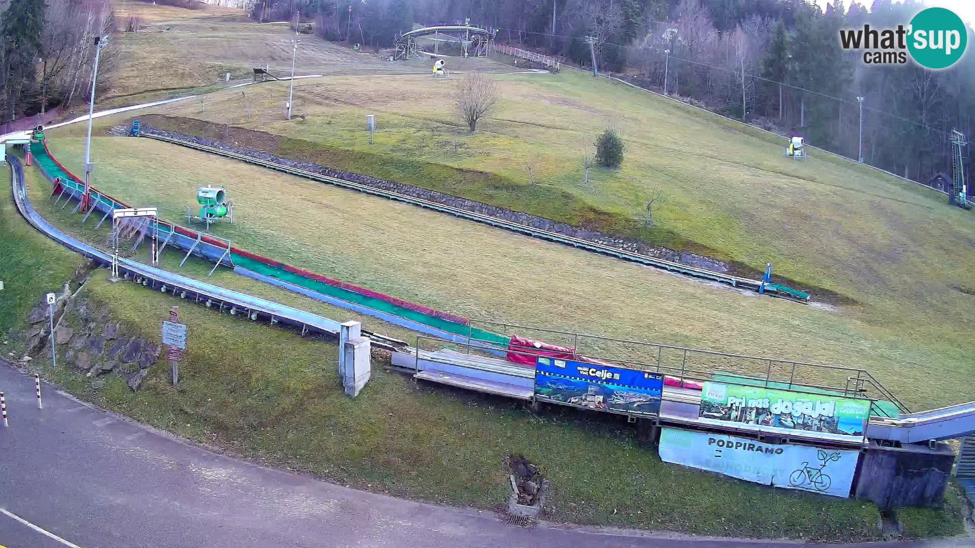 Celjska Koča – Blick vom Hotel