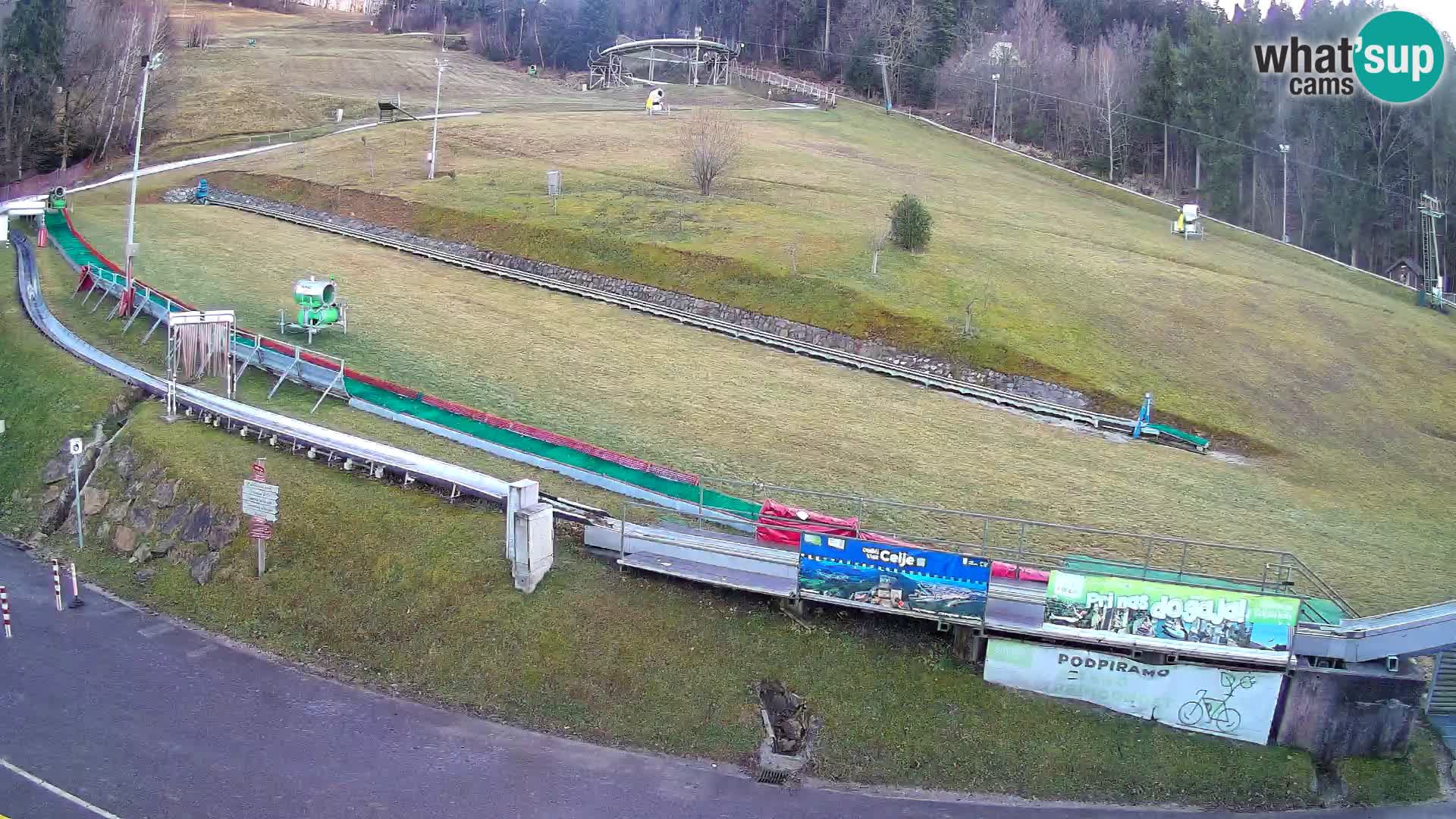 Celjska Koča – Blick vom Hotel