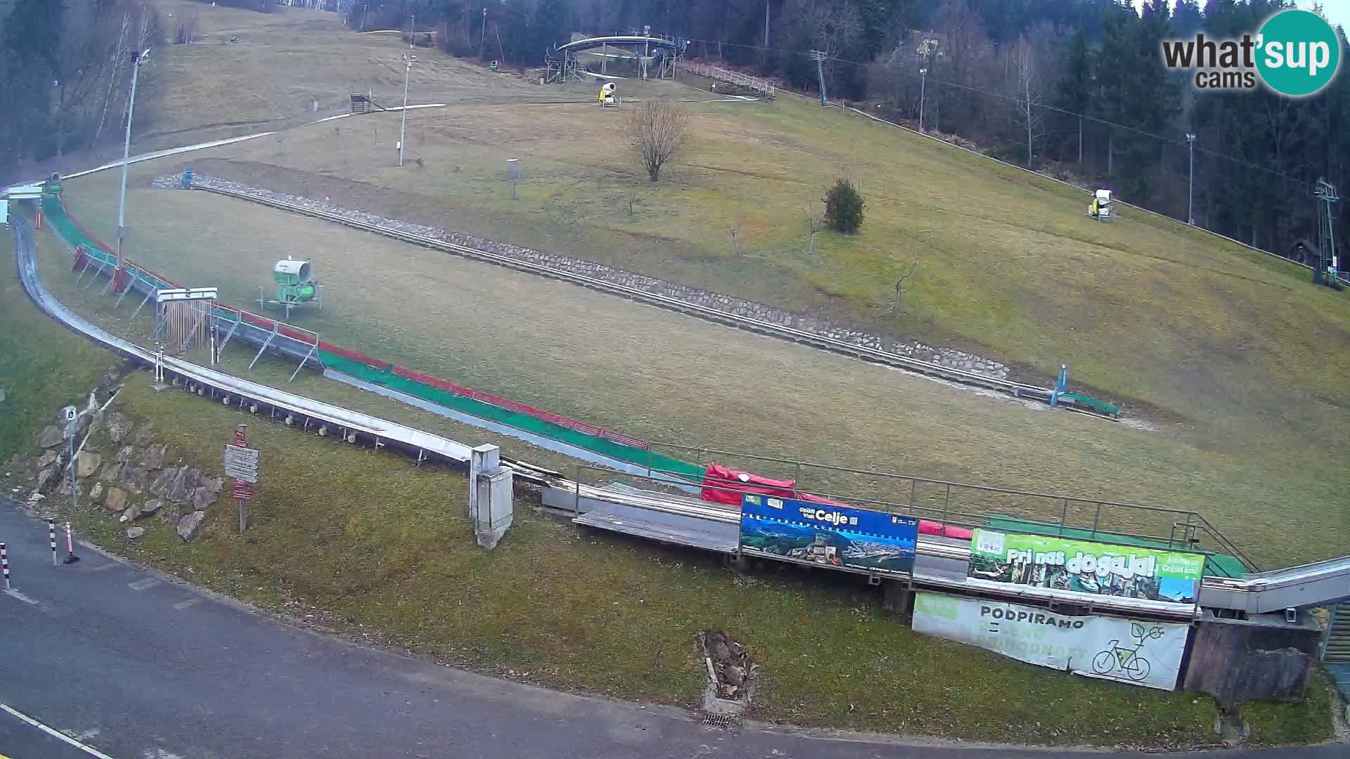 Celjska Koča – Blick vom Hotel