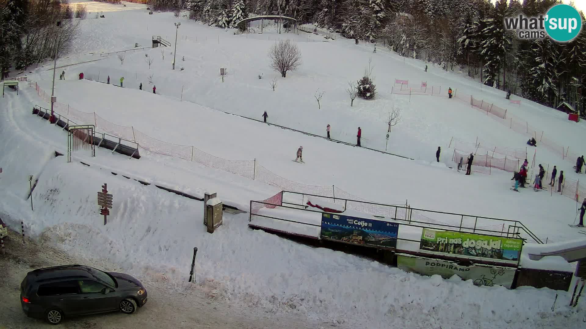 Celjska Koča – Blick vom Hotel