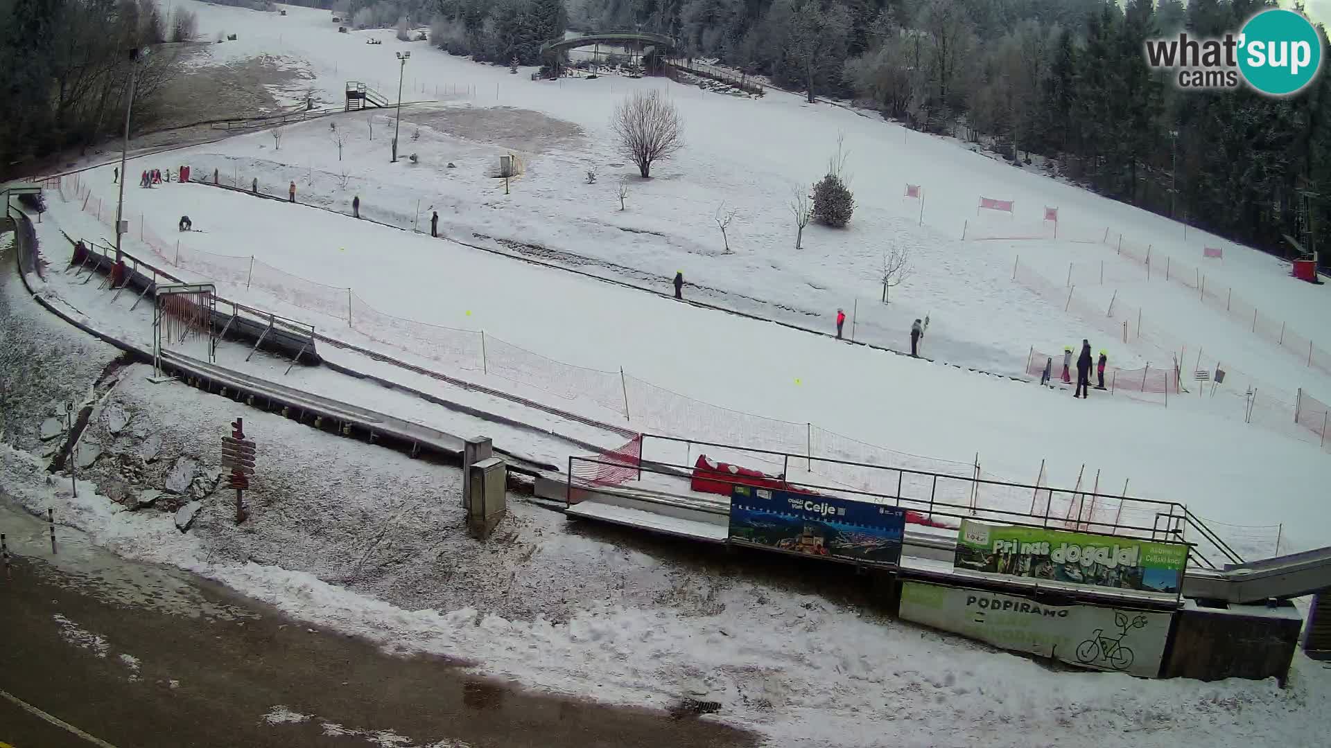 Celjska Koča – Blick vom Hotel