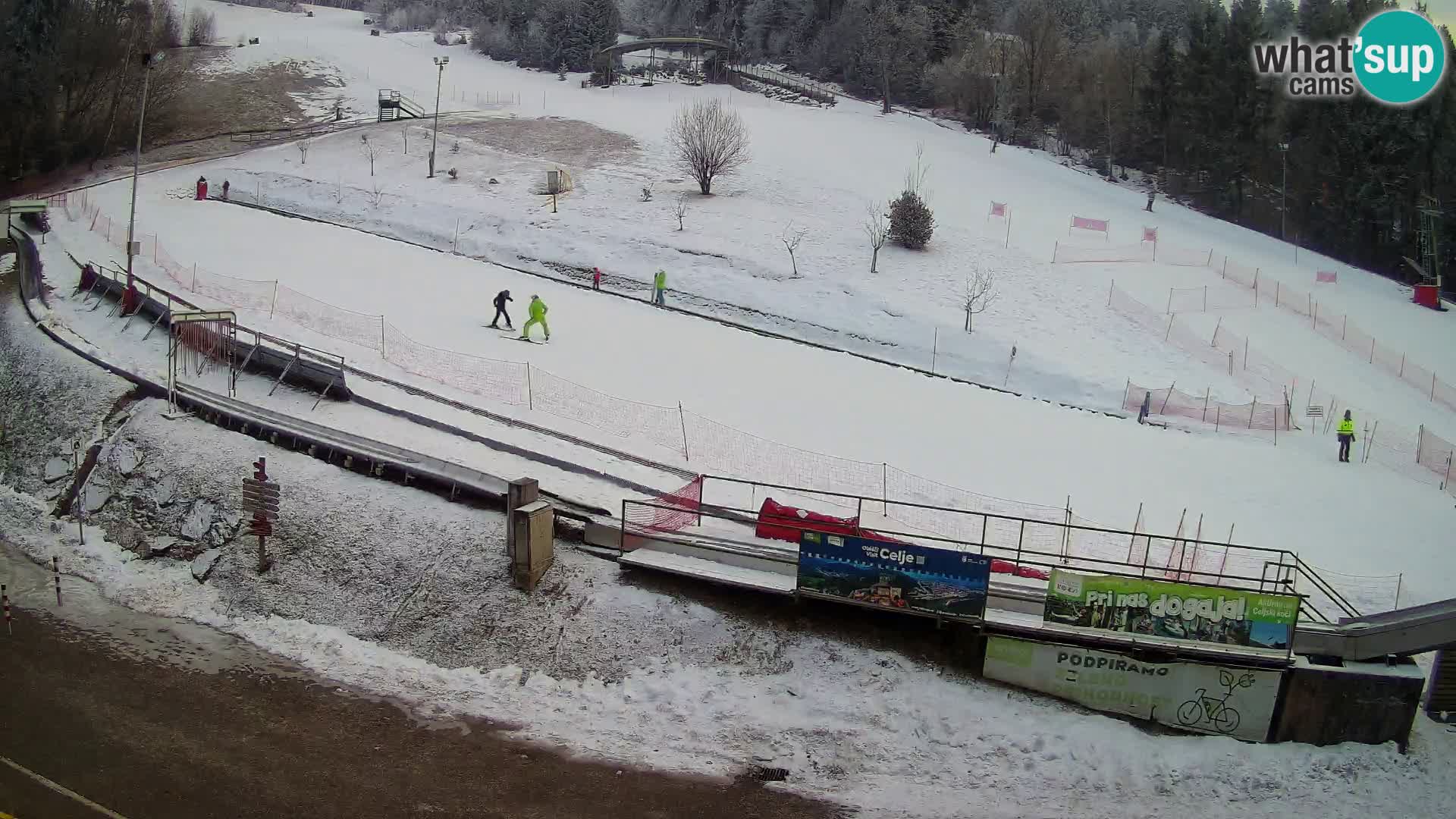 Celjska Koča – Blick vom Hotel