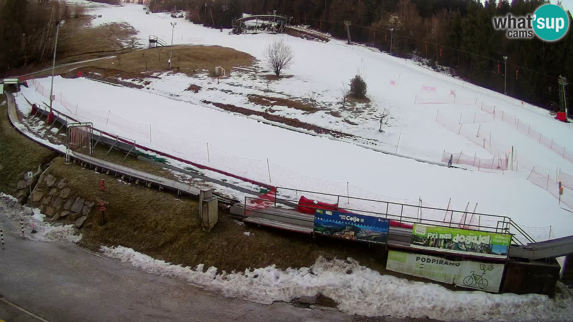 Celjska Koča – Blick vom Hotel