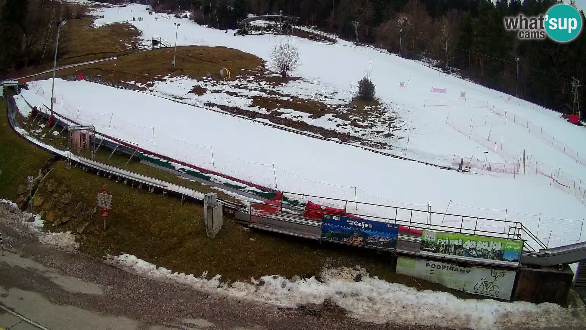 Celjska Koča – Blick vom Hotel