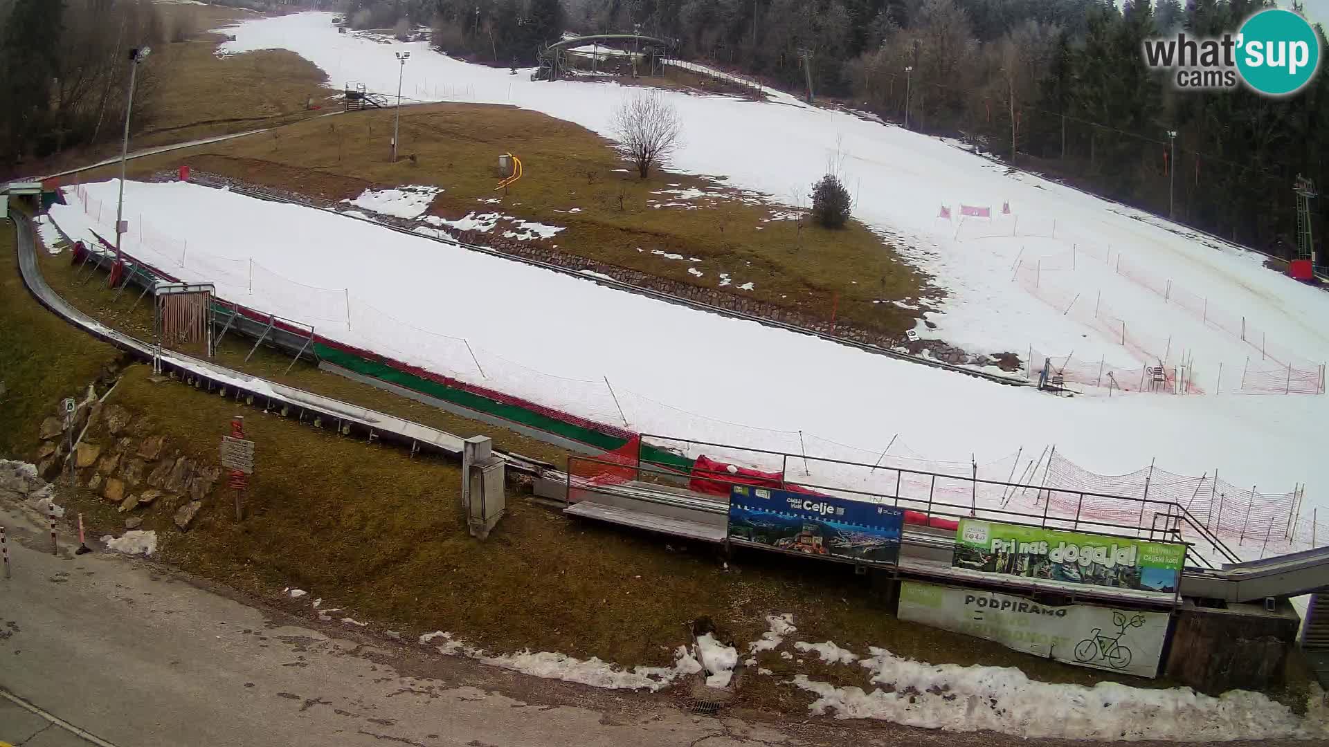 Celjska Koča – Blick vom Hotel