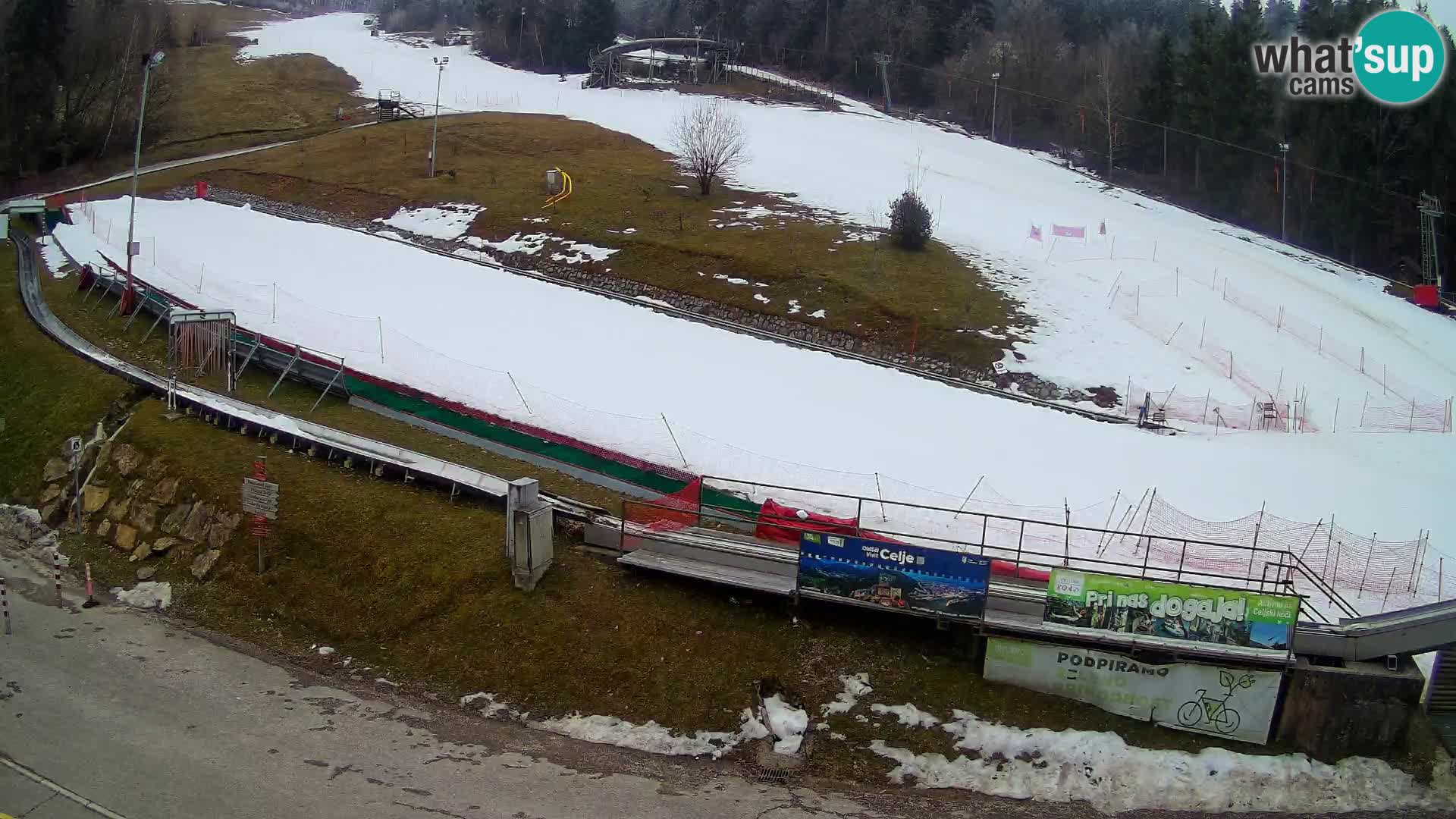 Celjska Koča – Blick vom Hotel