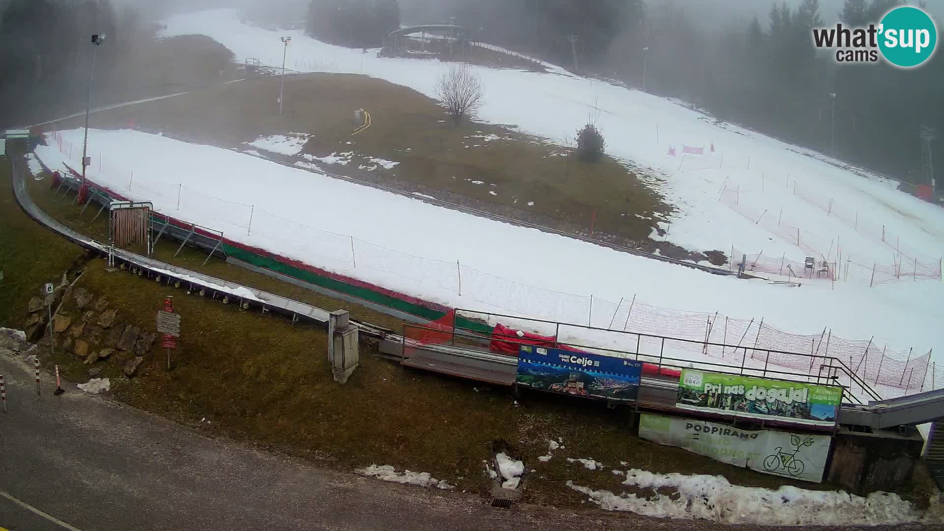 Celjska Koča – Blick vom Hotel