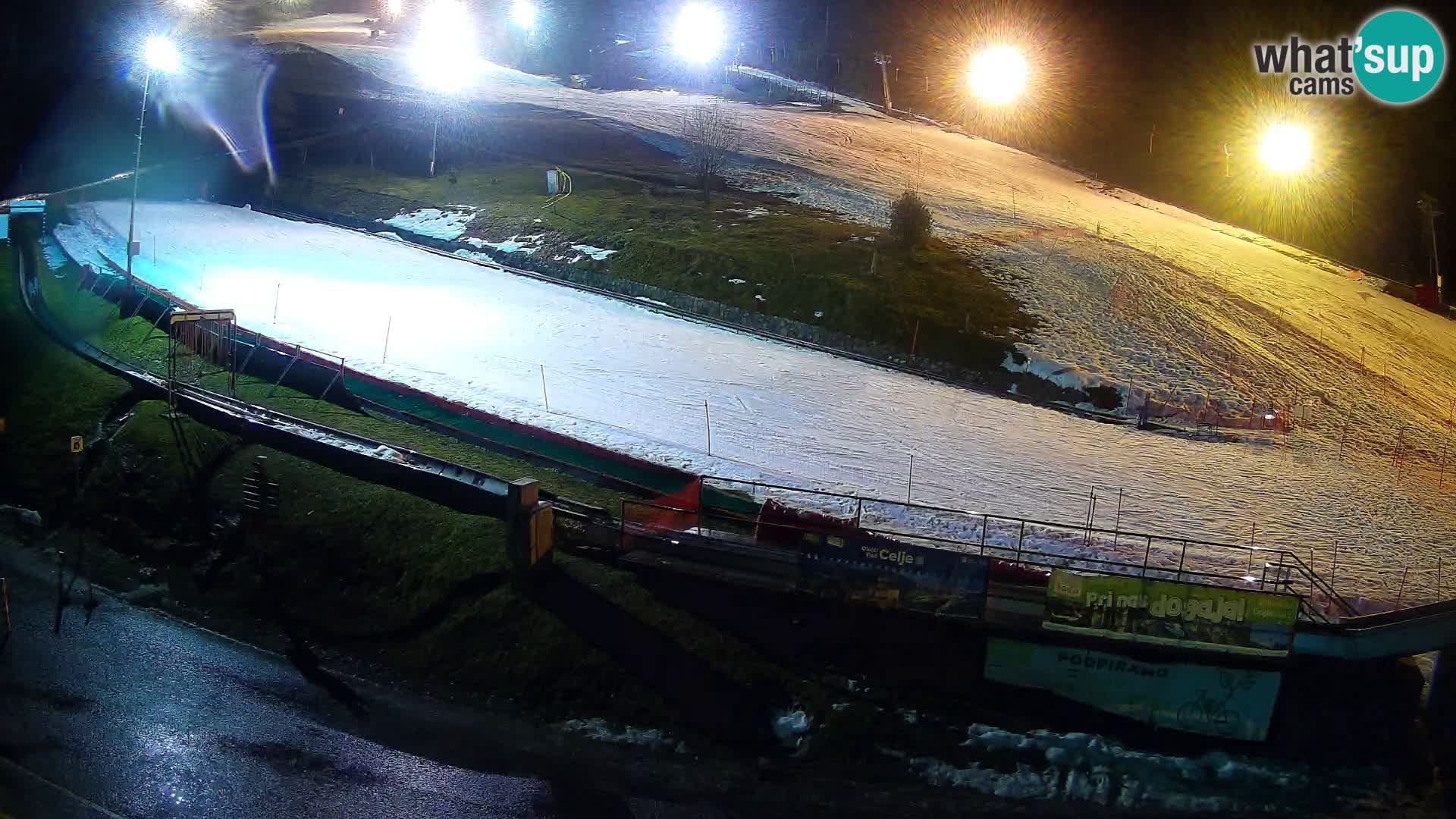 Celjska Koča – Blick vom Hotel