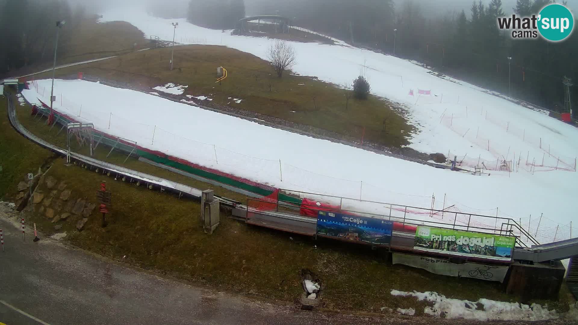 Celjska Koča – Blick vom Hotel