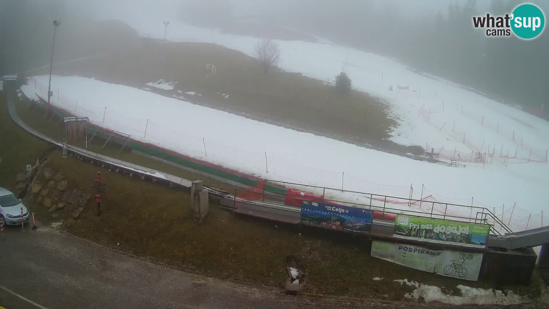 Celjska Koča – Blick vom Hotel