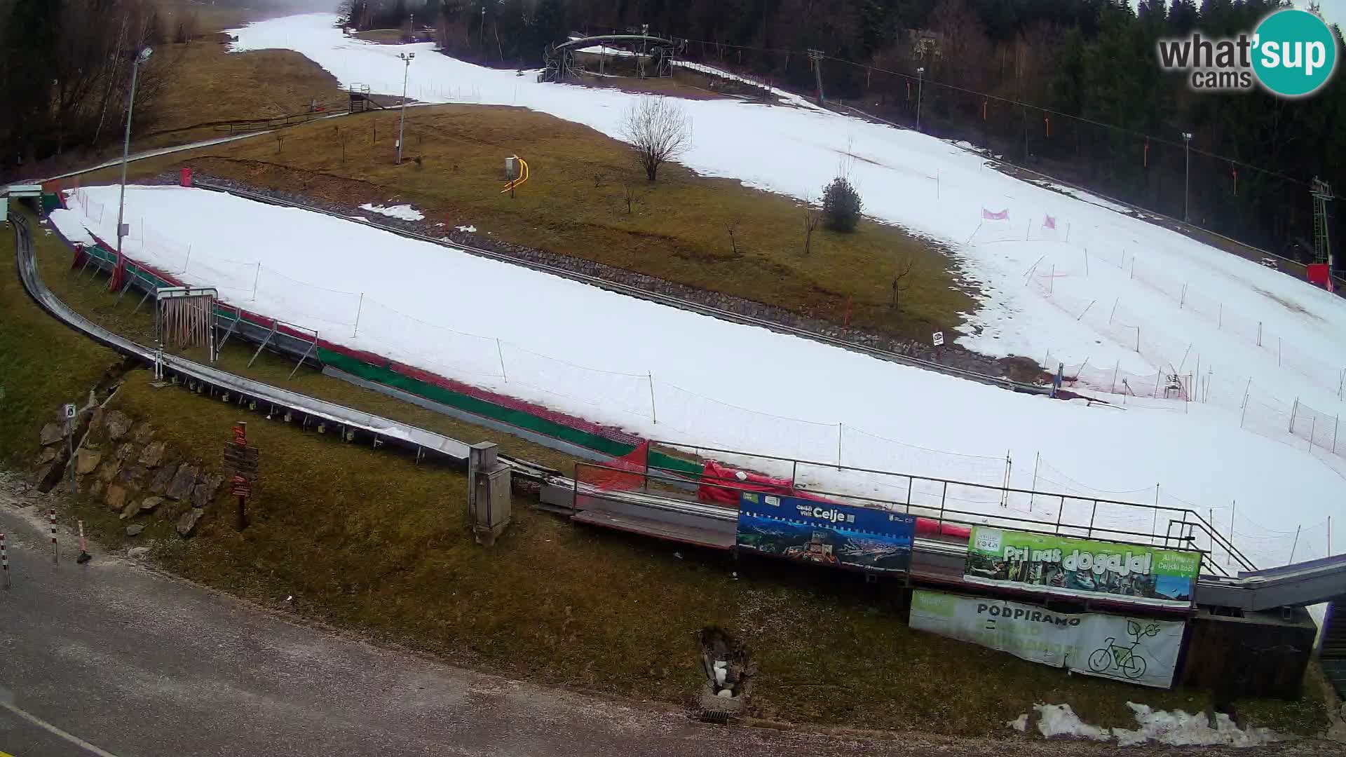 Celjska Koča – Blick vom Hotel