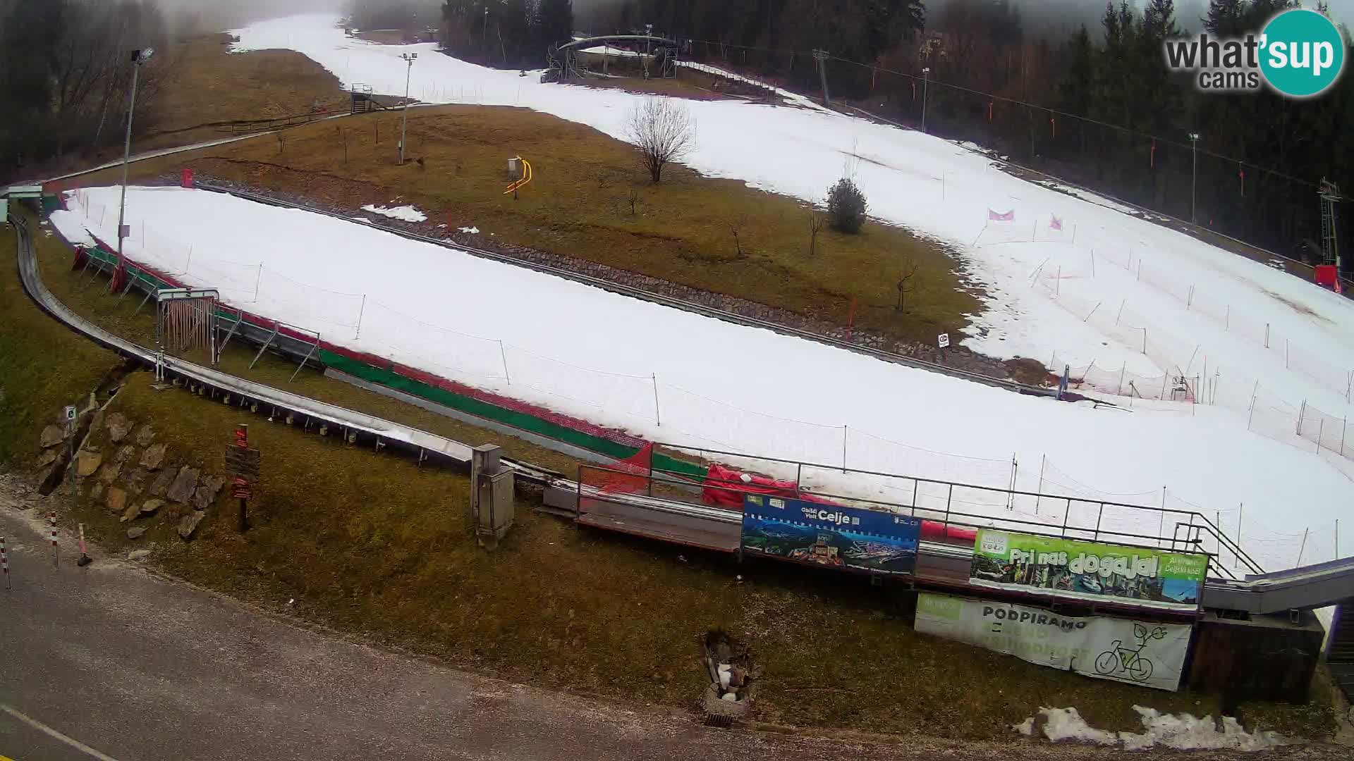 Celjska Koča – Blick vom Hotel