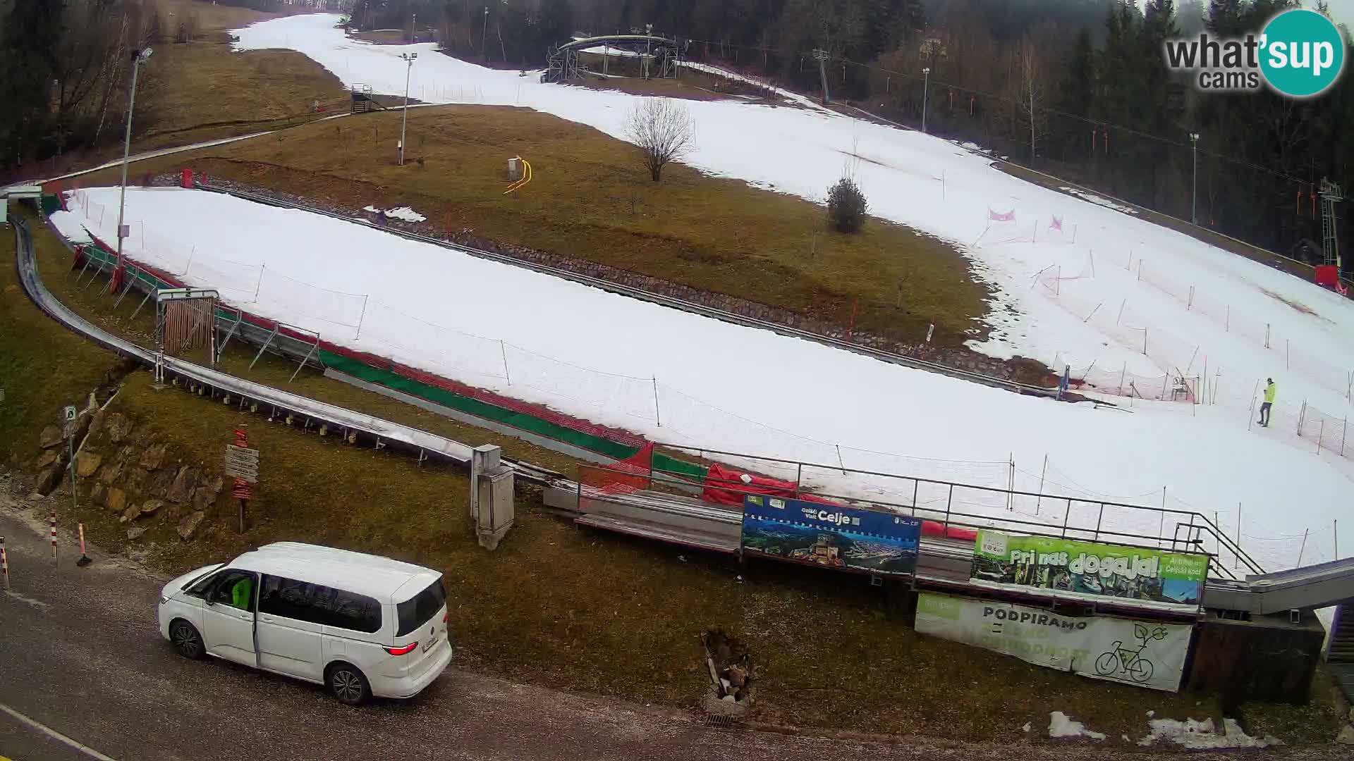 Celjska Koča – Blick vom Hotel