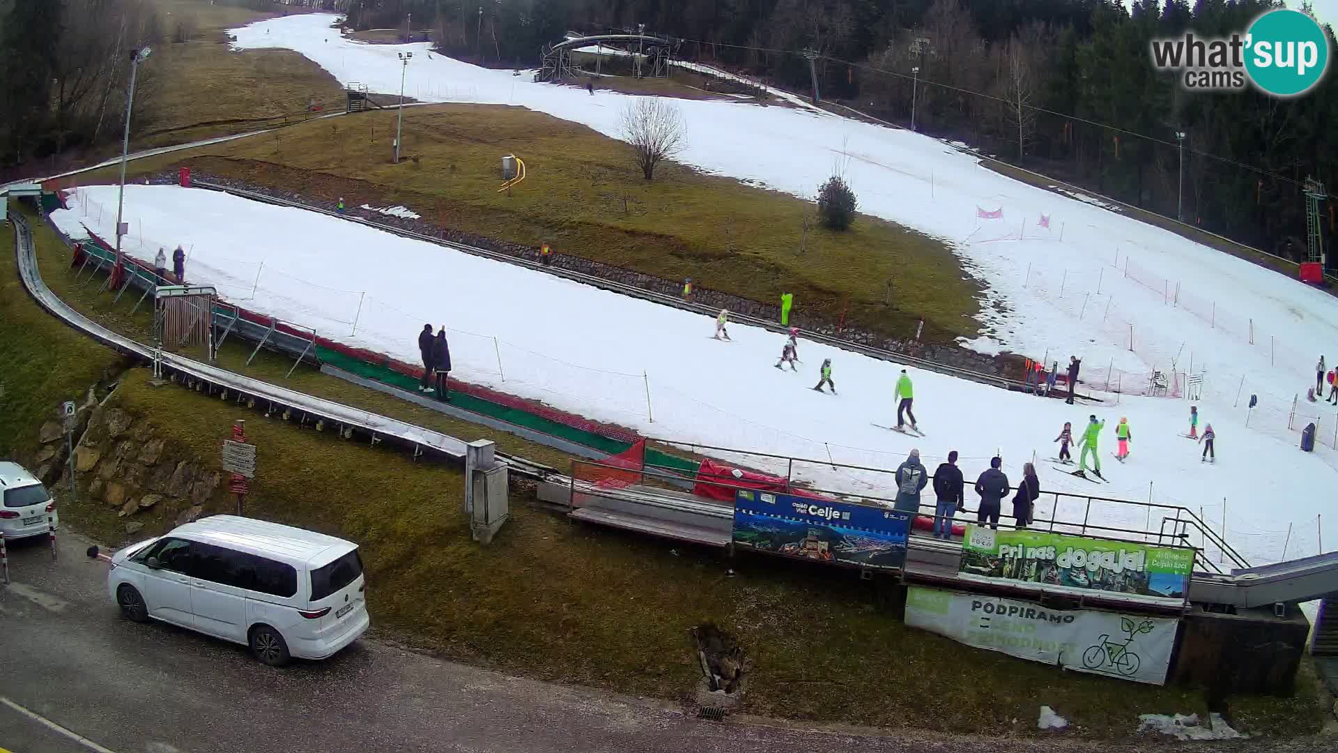 Celjska Koča – Blick vom Hotel