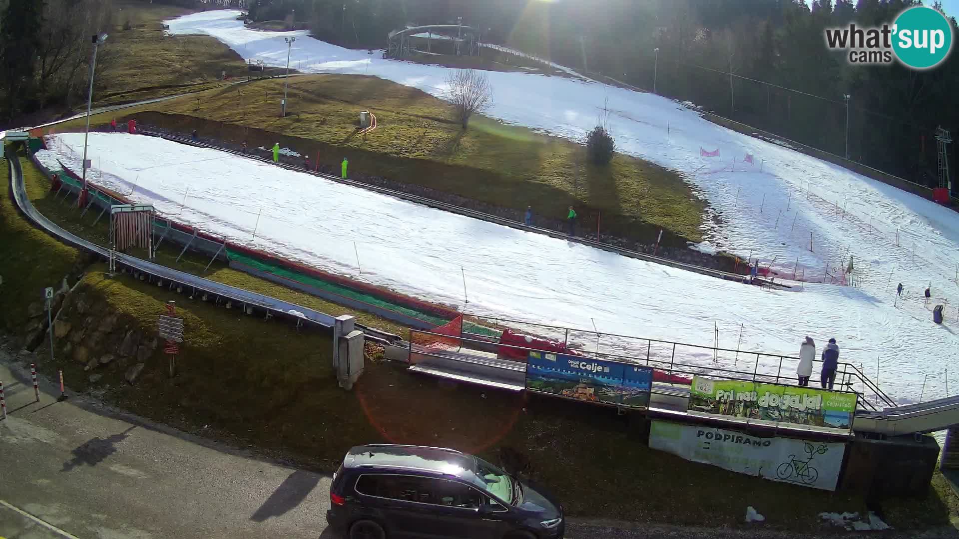 Celjska Koča – Blick vom Hotel