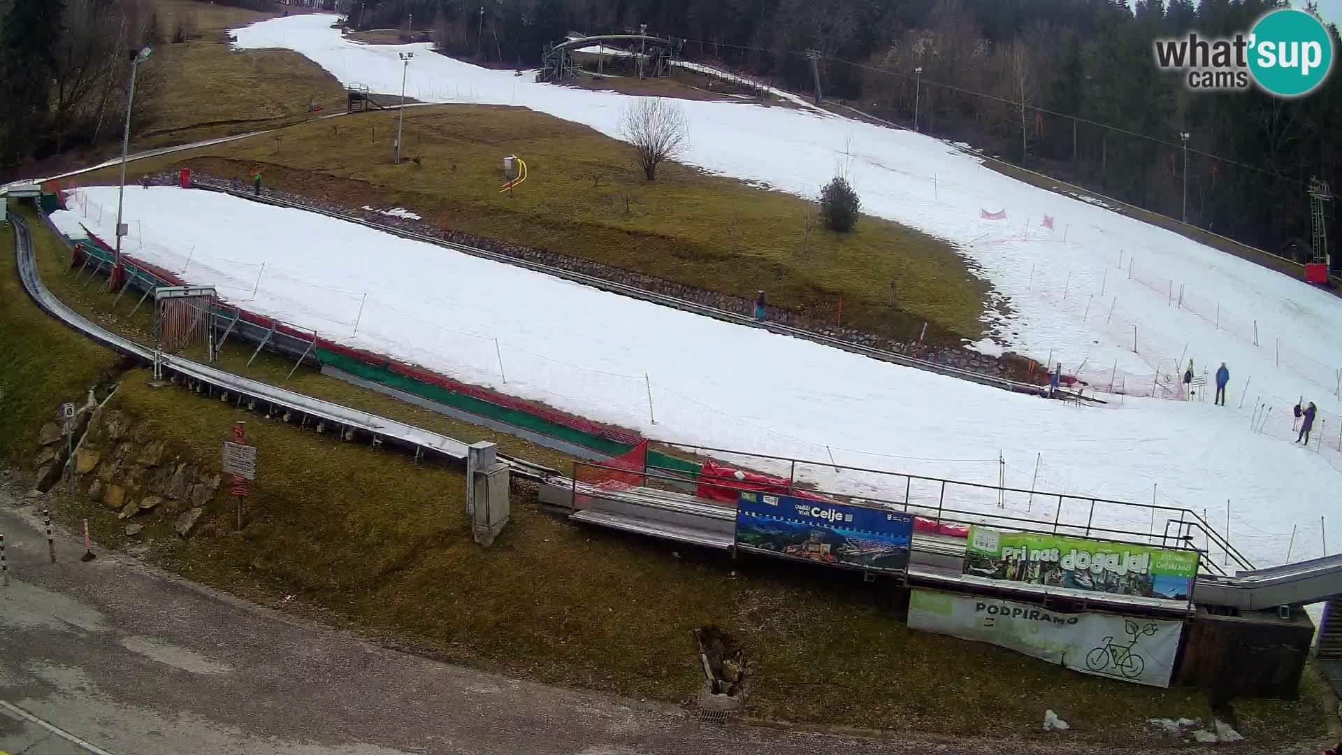 Celjska Koča – Blick vom Hotel