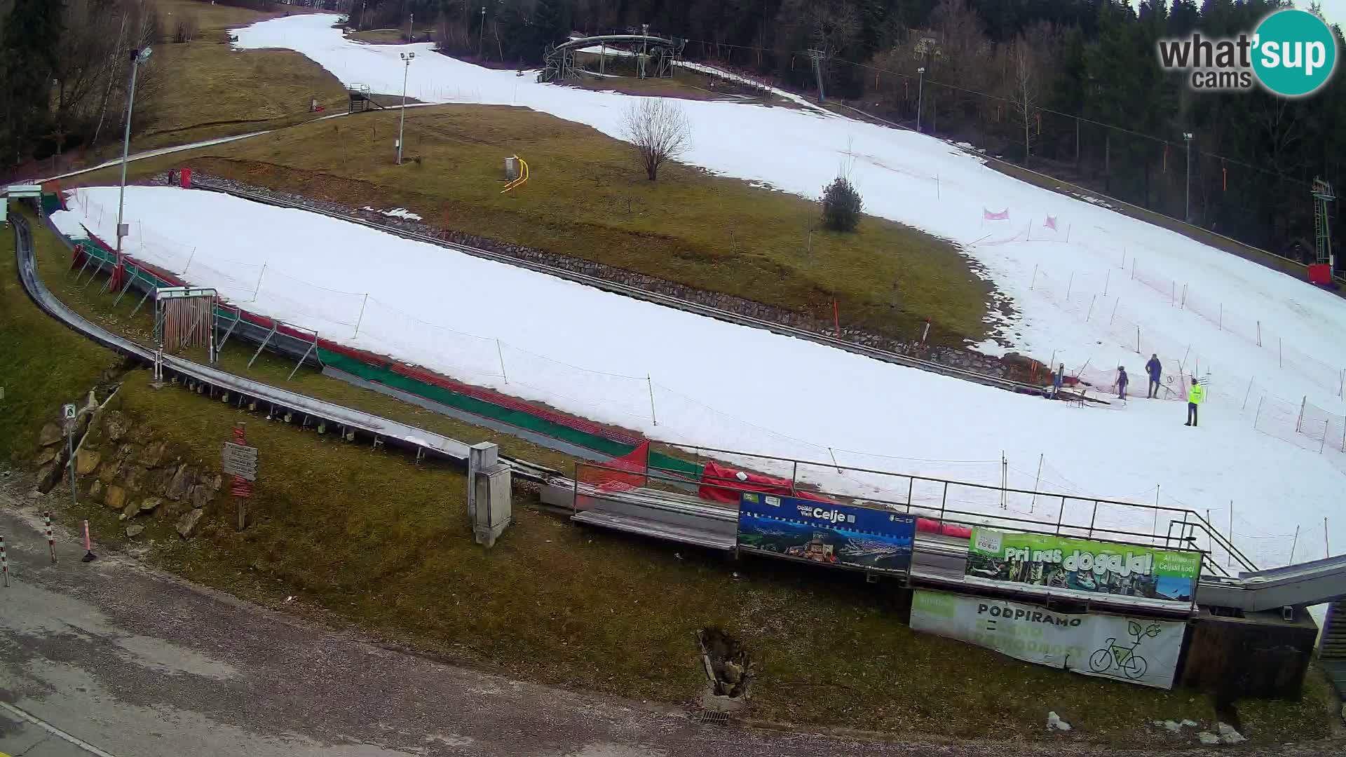 Celjska Koča – Blick vom Hotel