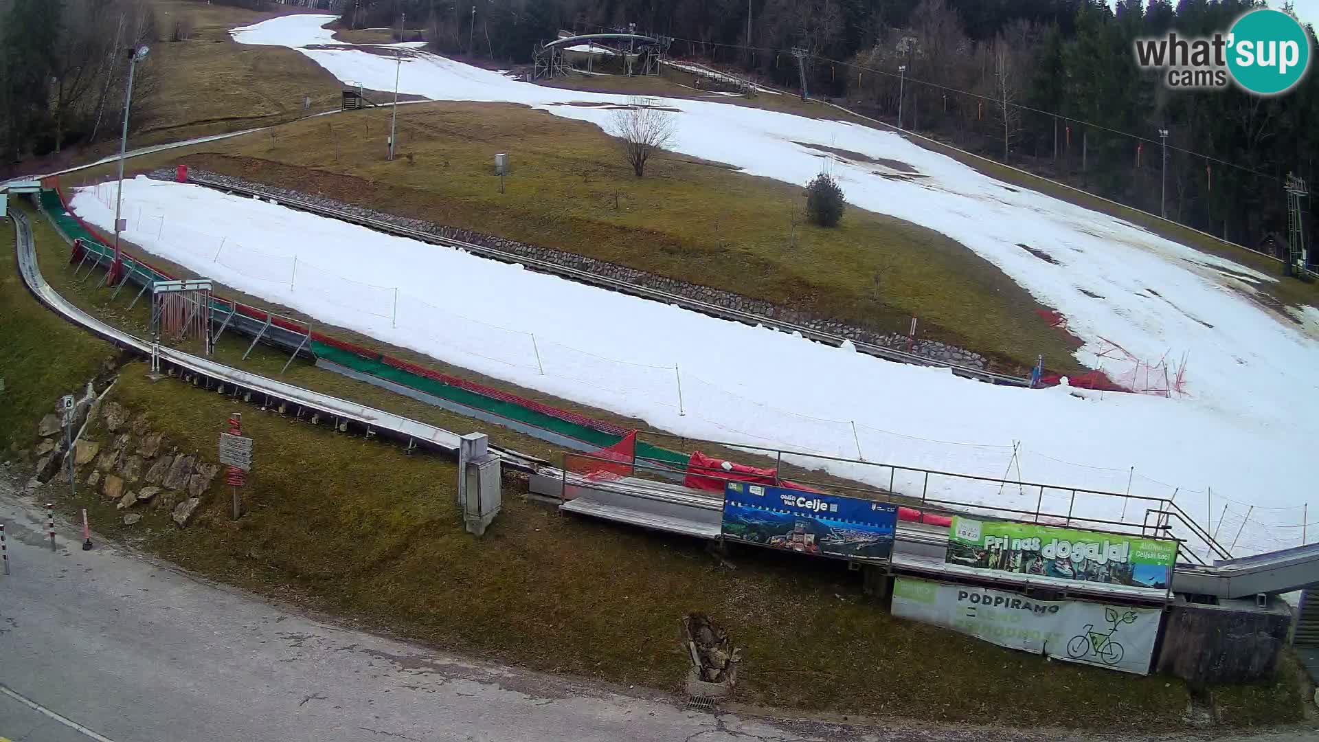 Celjska Koča – Blick vom Hotel