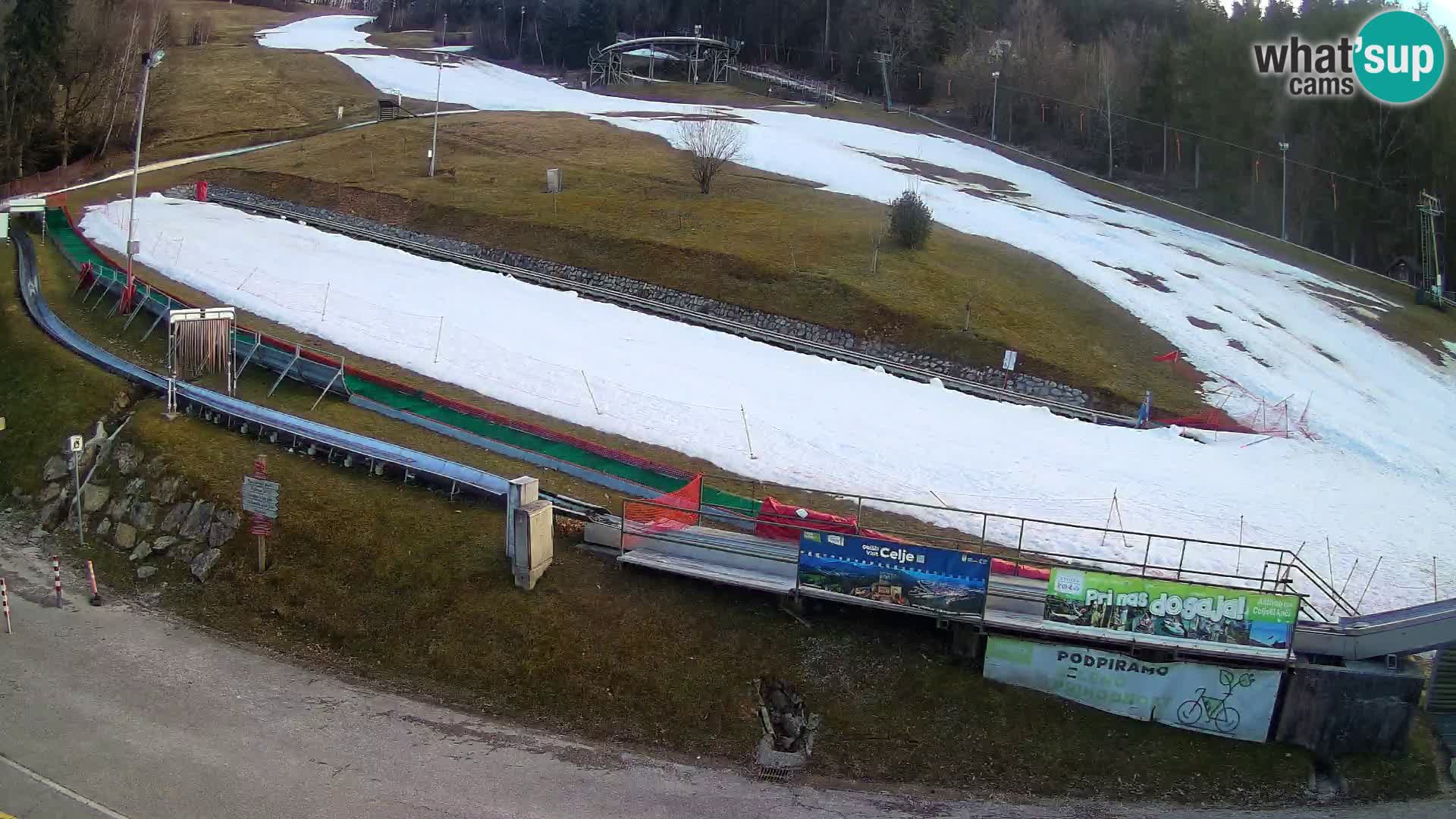 Celjska Koča – Blick vom Hotel