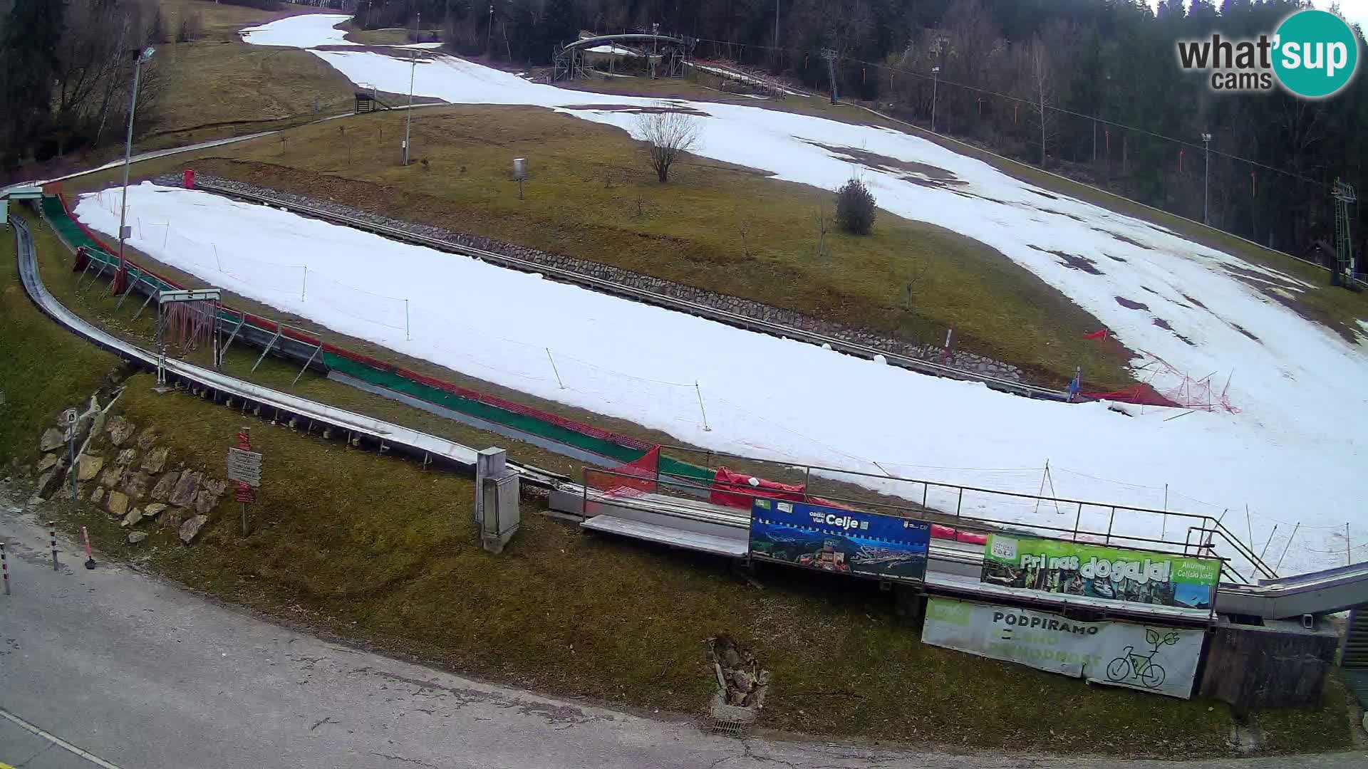 Celjska Koča – Blick vom Hotel