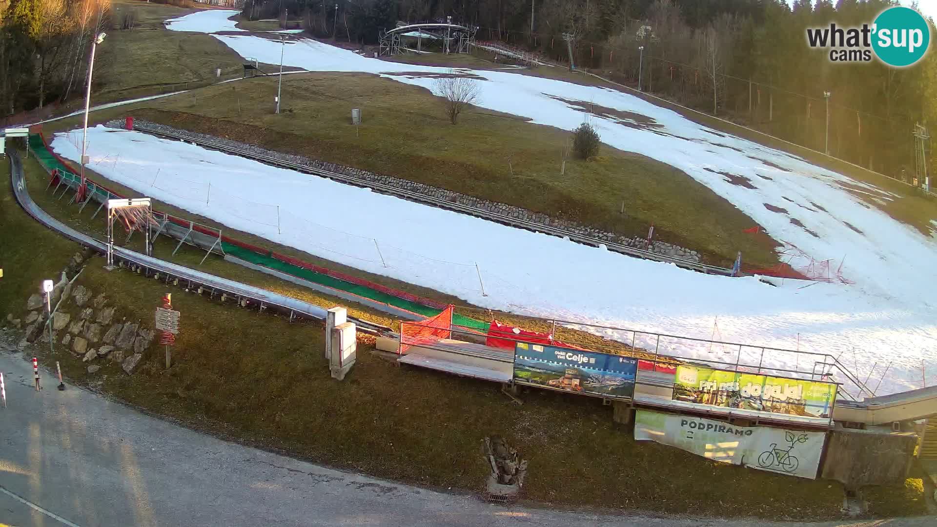 Celjska Koča – Blick vom Hotel