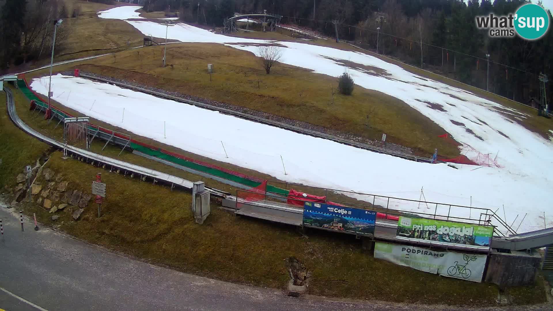 Celjska Koča – Blick vom Hotel