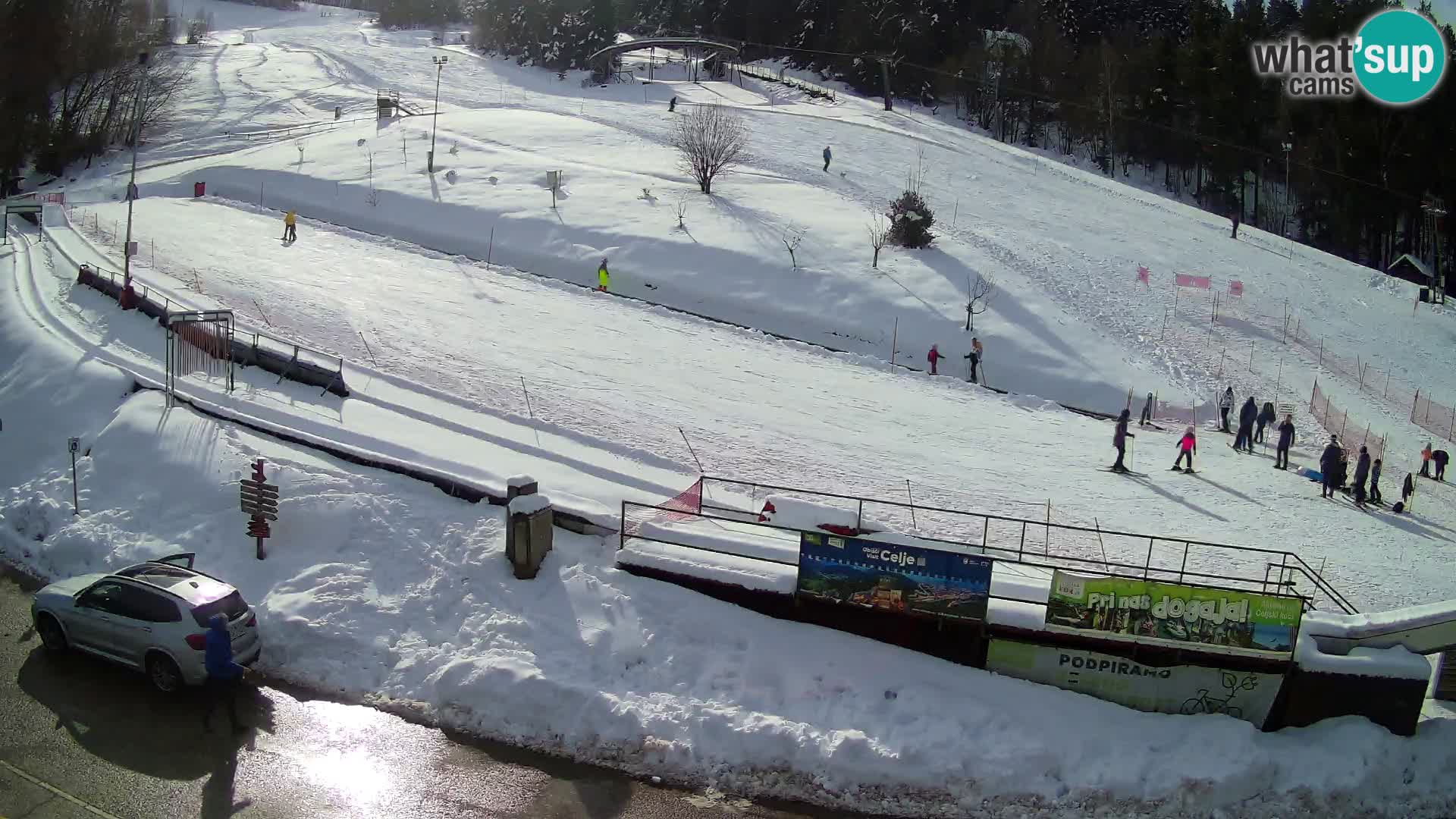 Celjska Koča – Blick vom Hotel