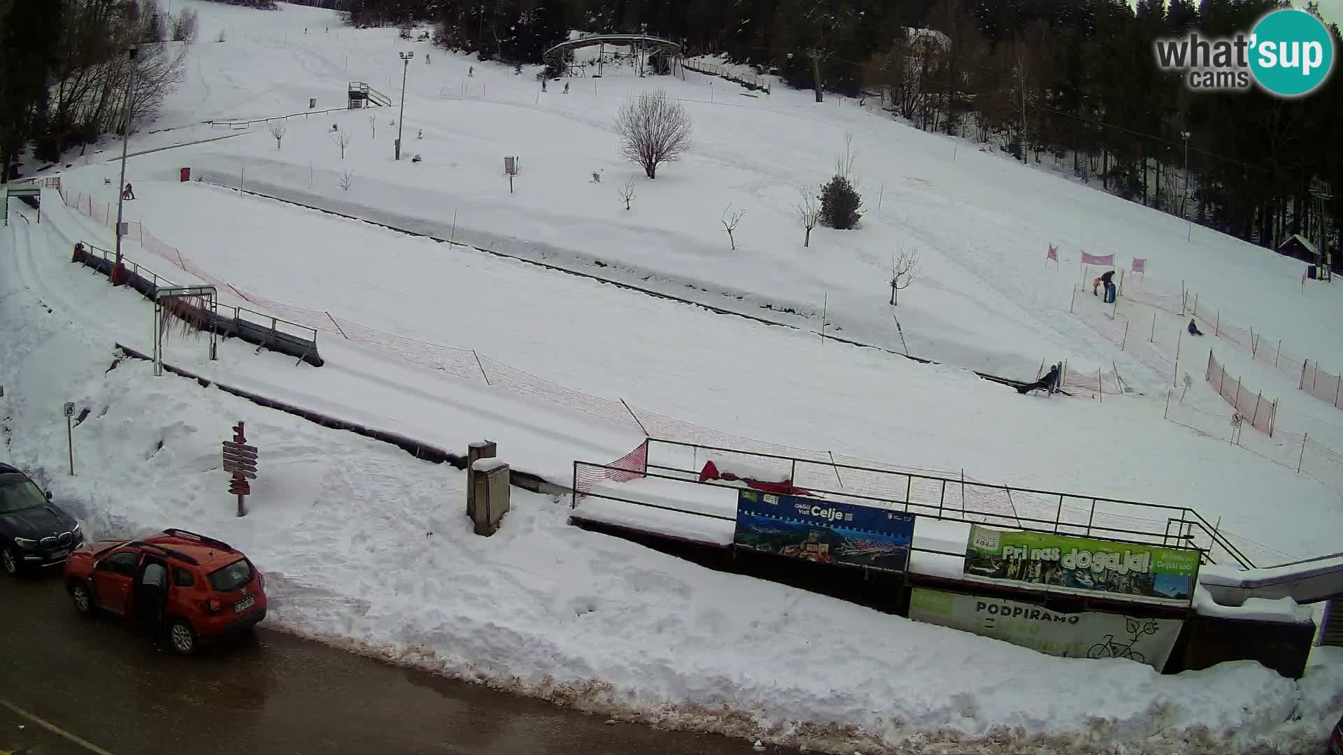 Celjska Koča – Blick vom Hotel