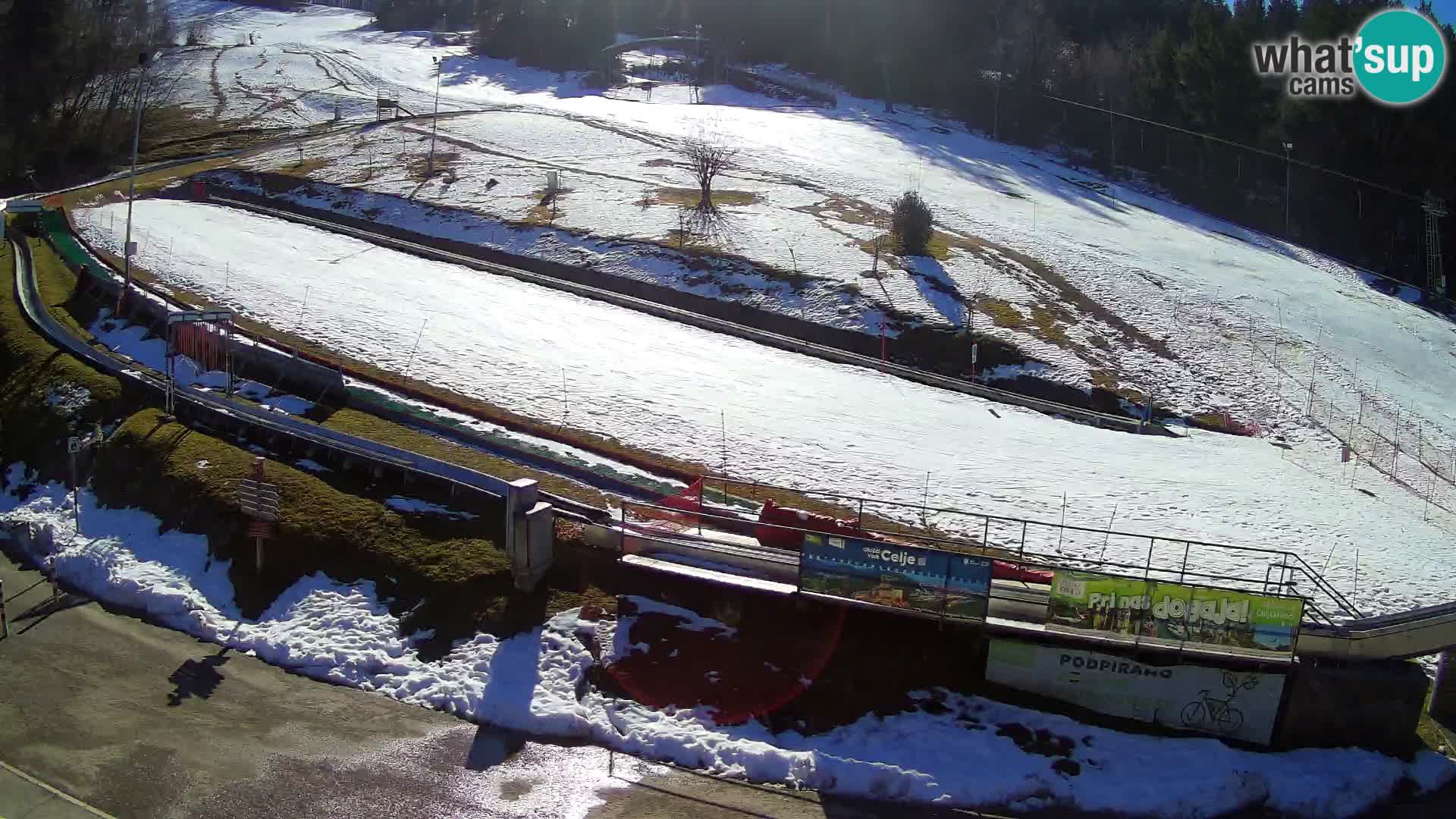 Celjska Koča – Blick vom Hotel