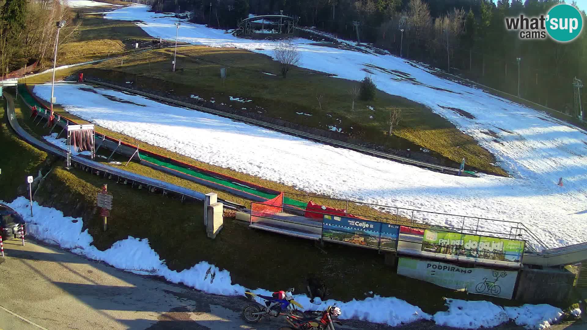Celjska Koča – Blick vom Hotel