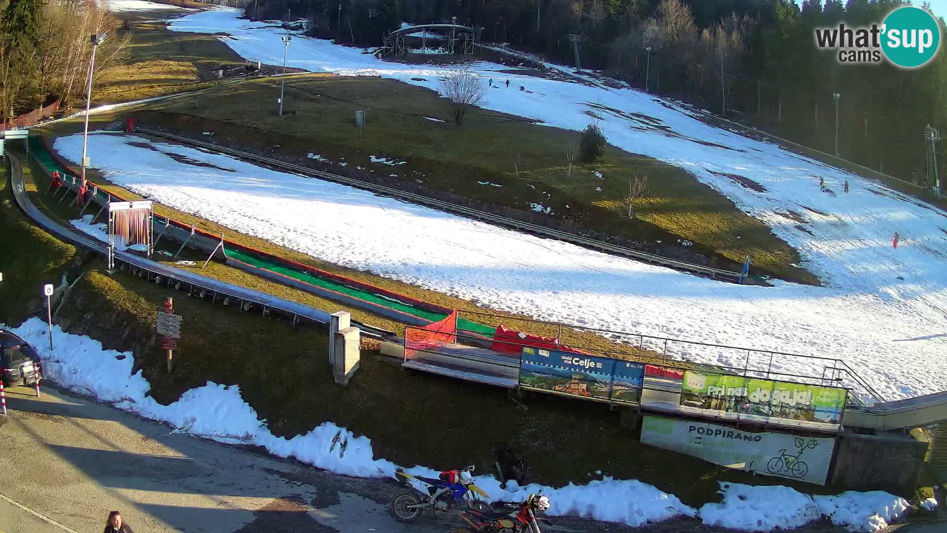 Celjska Koča – Blick vom Hotel