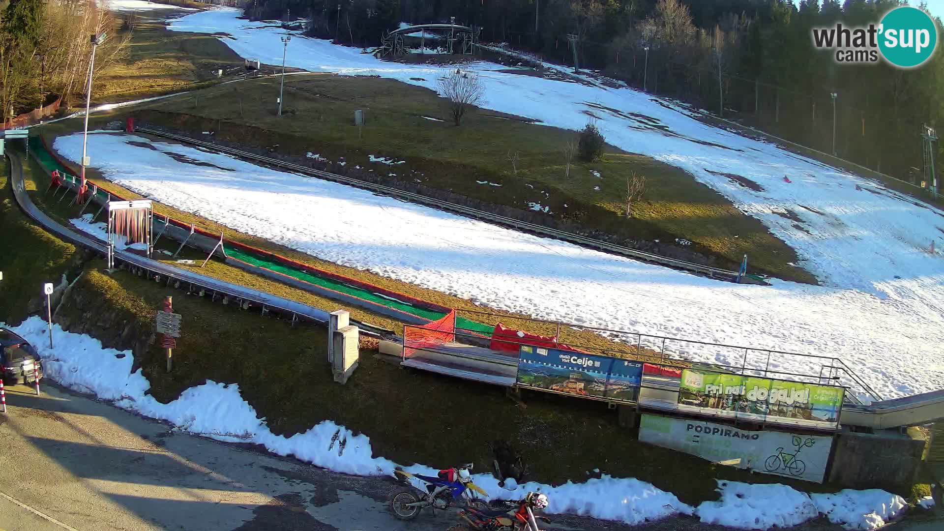 Celjska Koča – Blick vom Hotel
