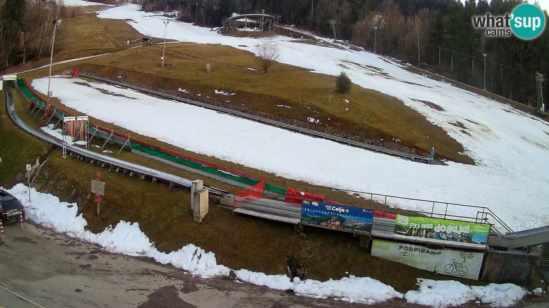 Celjska Koča – Blick vom Hotel