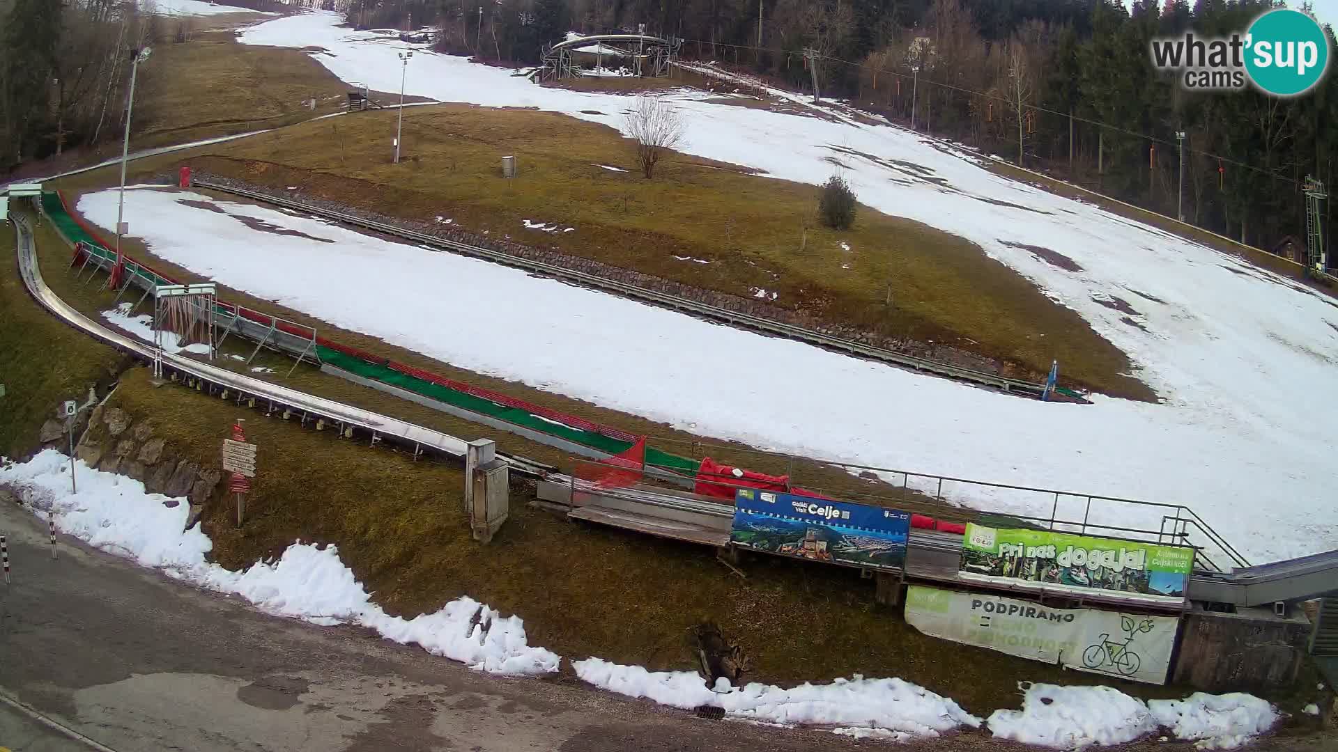 Celjska Koča – Blick vom Hotel