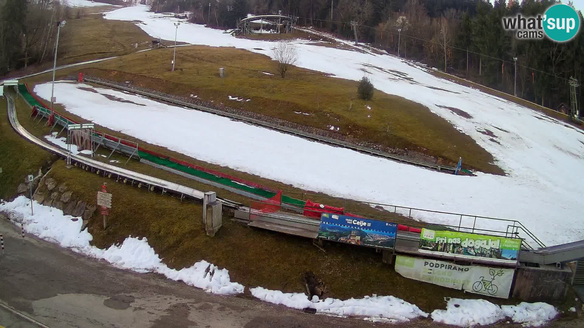 Celjska Koča – Blick vom Hotel