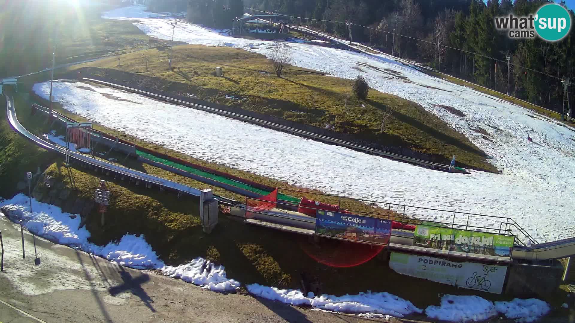 Celjska Koča – Blick vom Hotel