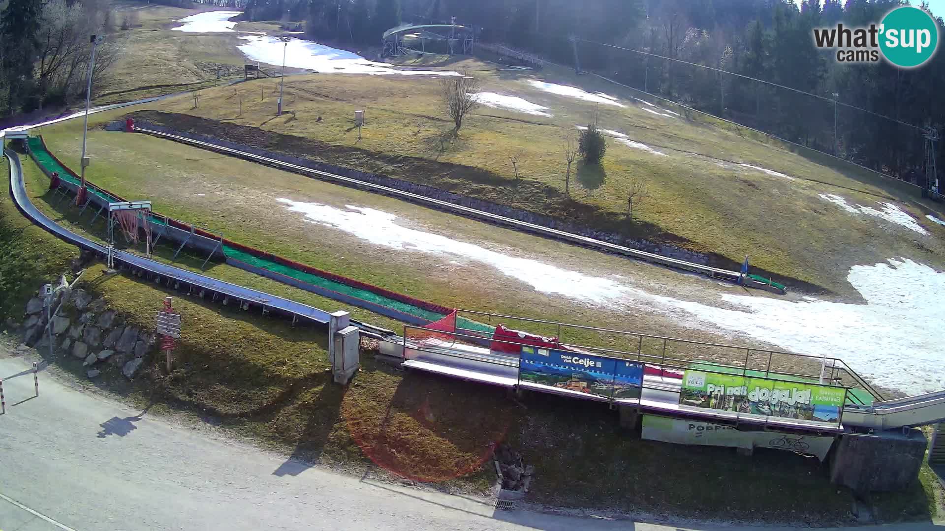 Celjska Koča – Blick vom Hotel