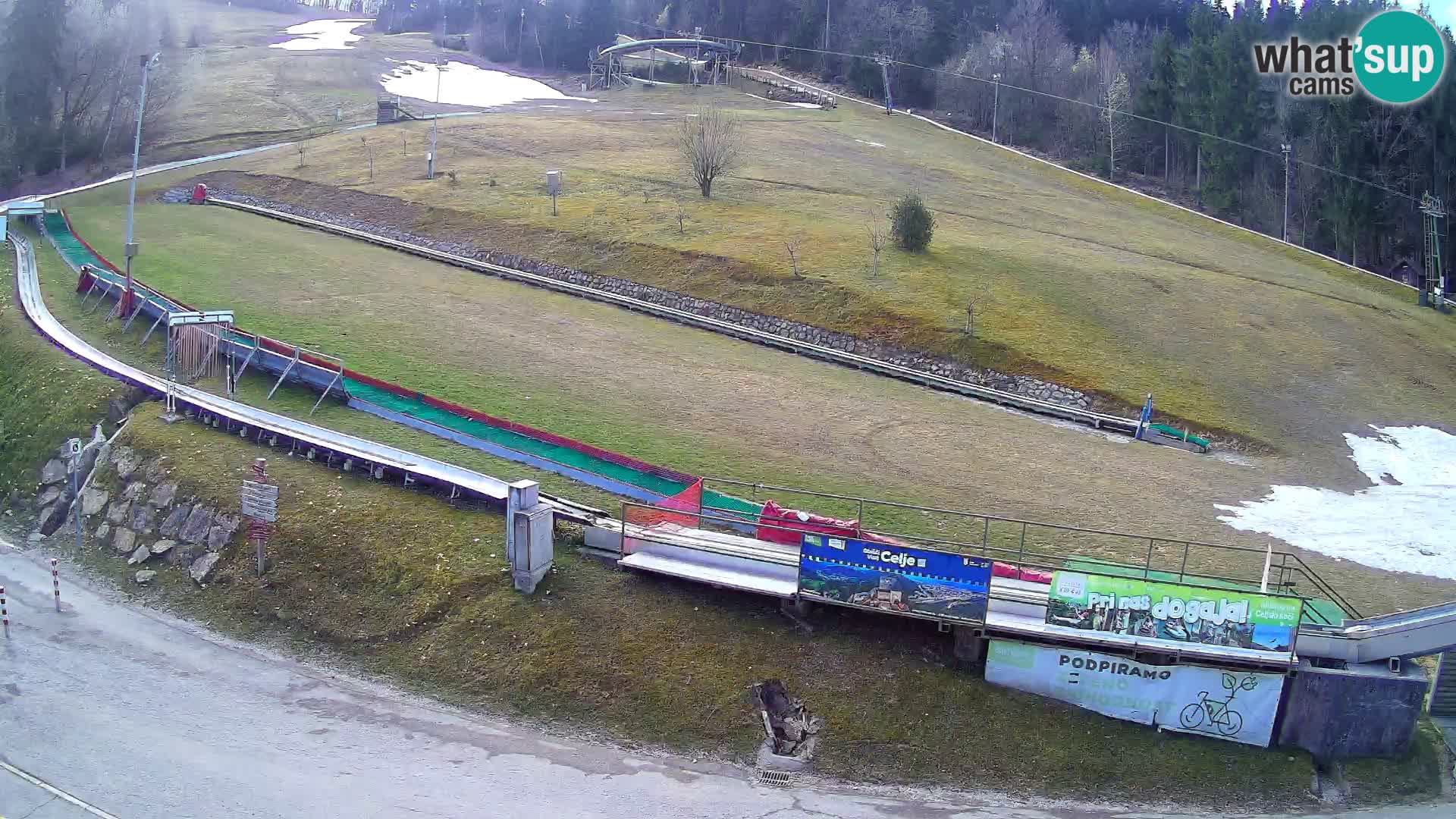 Celjska Koča – Blick vom Hotel