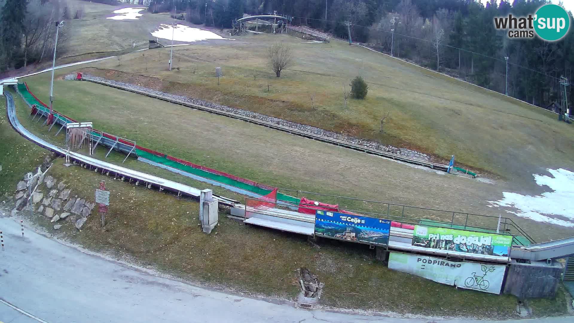 Celjska Koča – Blick vom Hotel