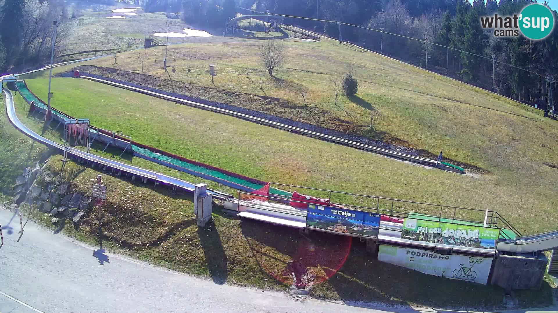 Celjska Koča – Blick vom Hotel