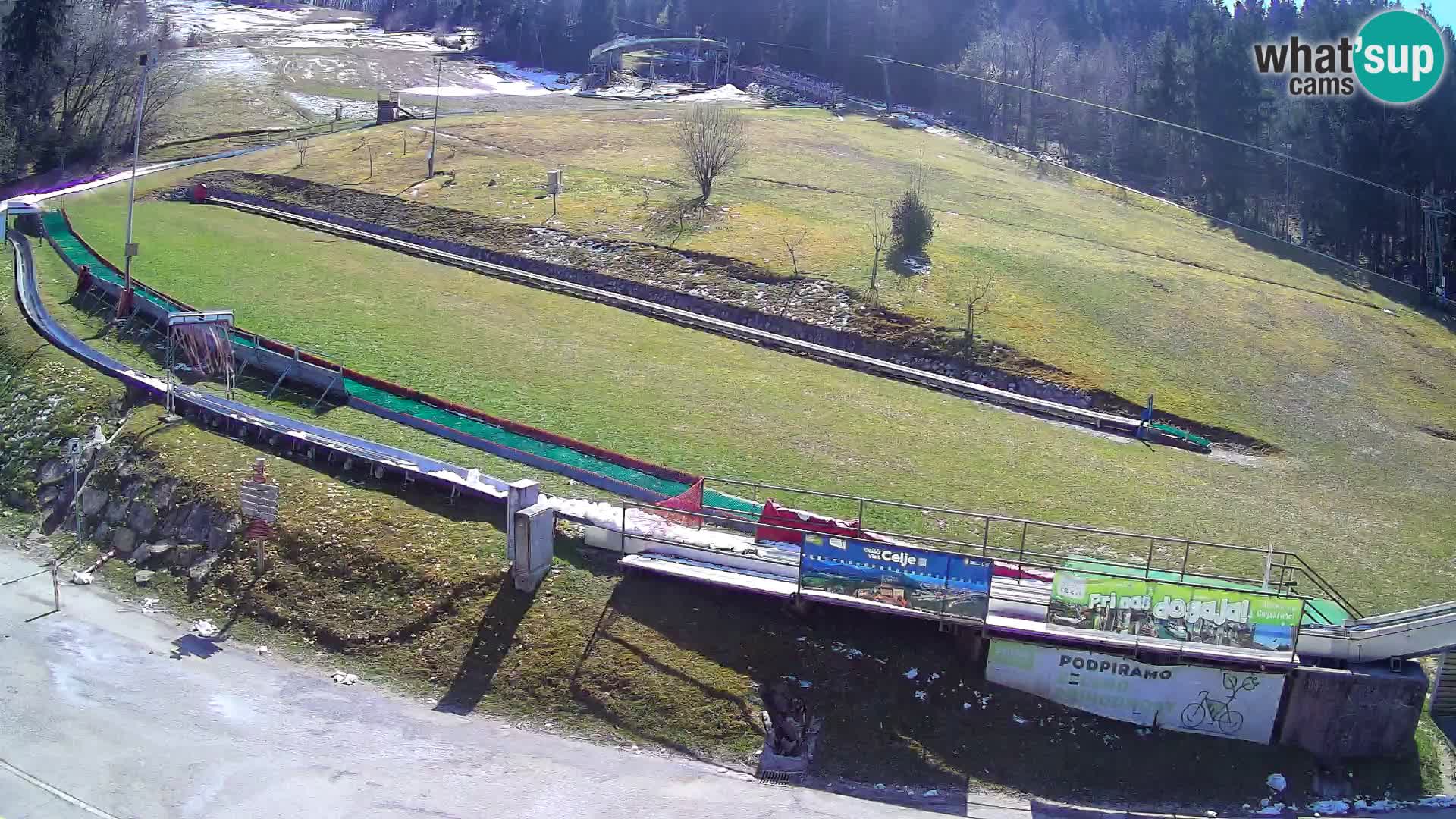 Celjska Koča – Blick vom Hotel