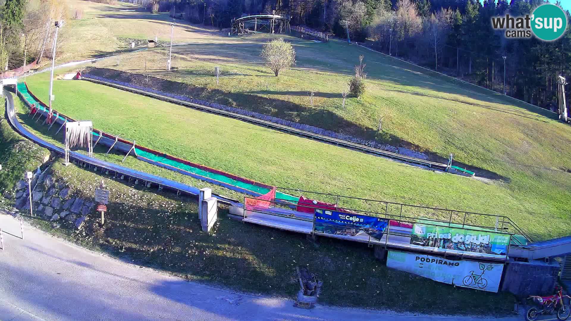 Celjska Koča – Blick vom Hotel