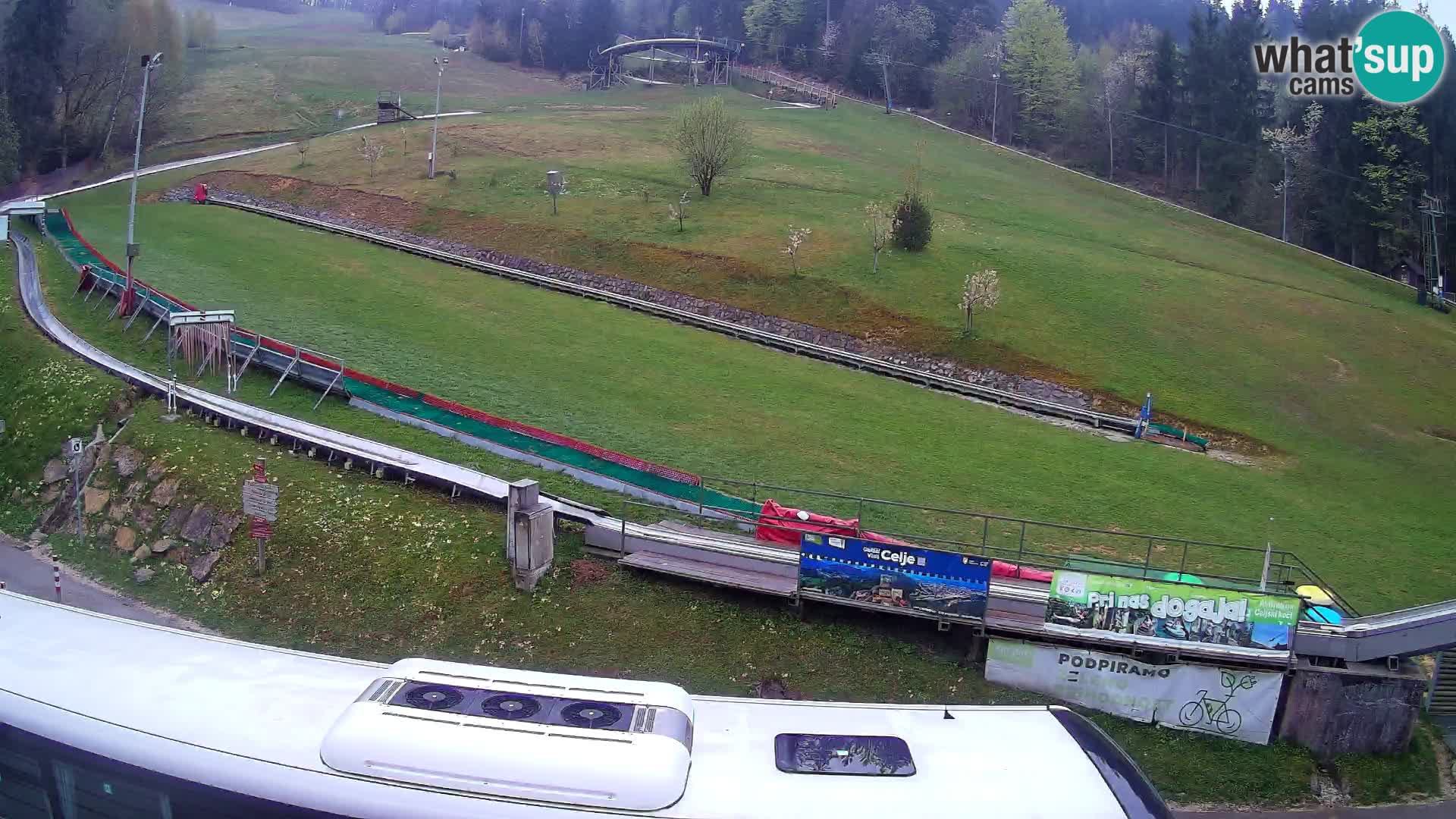 Celjska Koča – Blick vom Hotel