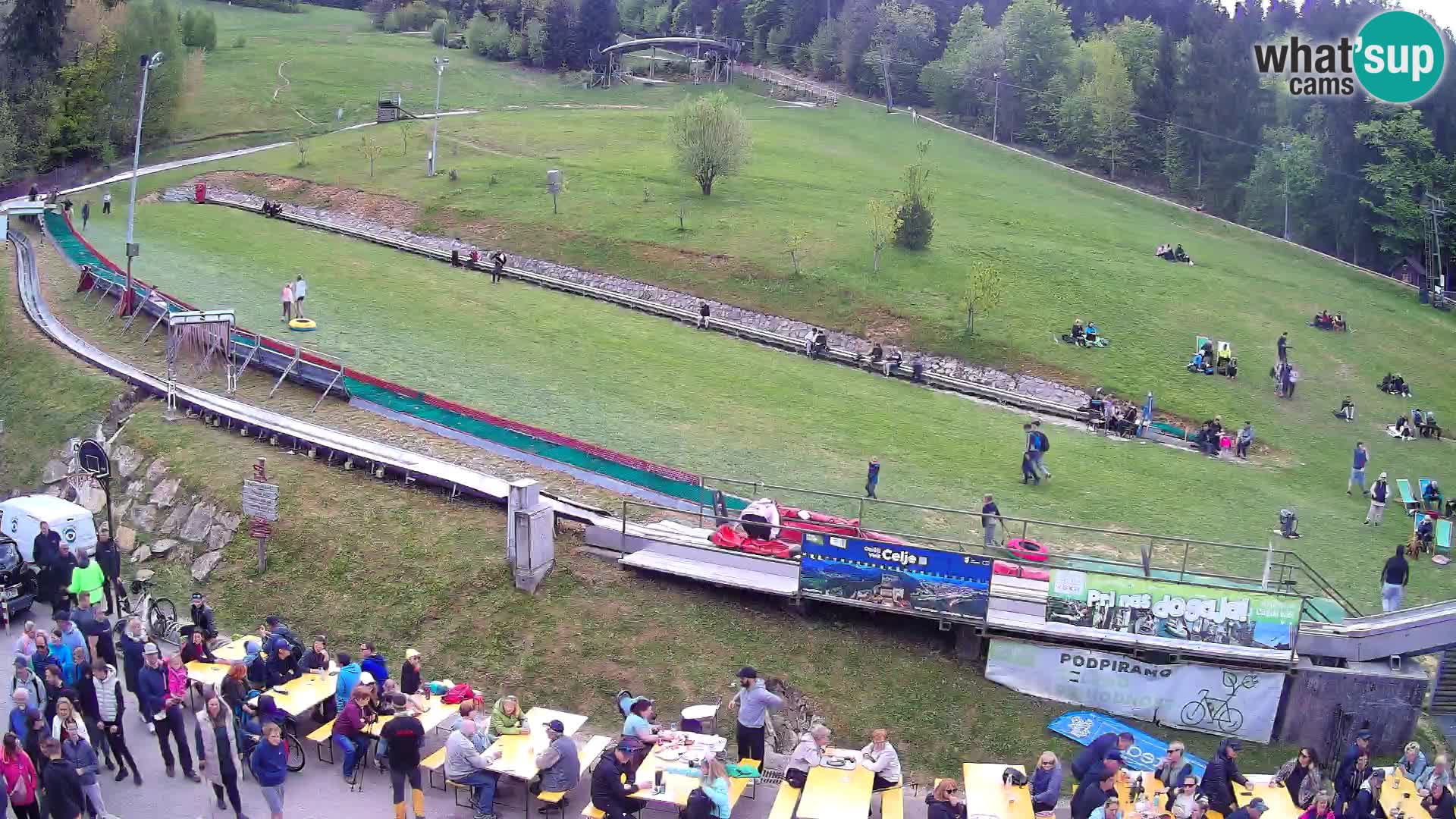 Celjska Koča – Blick vom Hotel