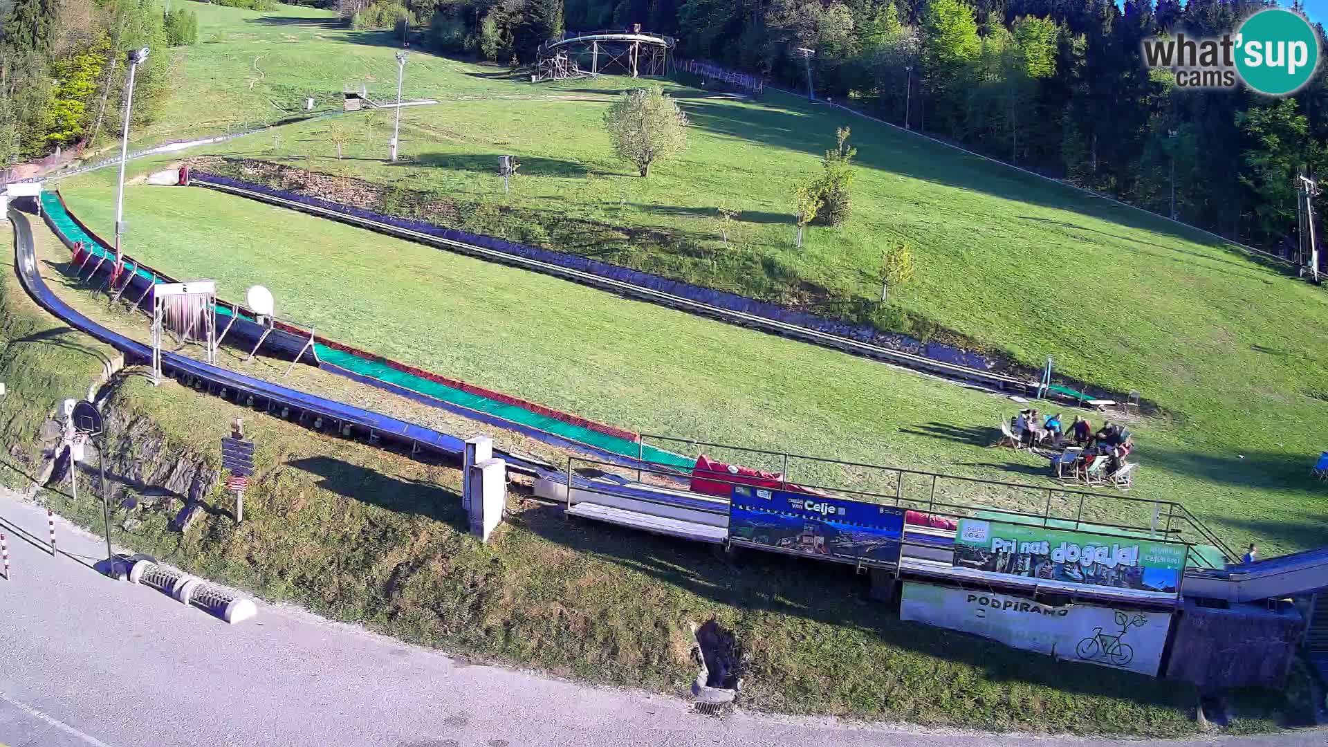 Celjska Koča – Blick vom Hotel