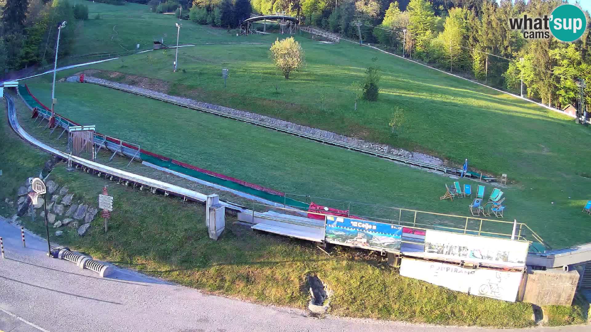 Celjska Koča – Blick vom Hotel