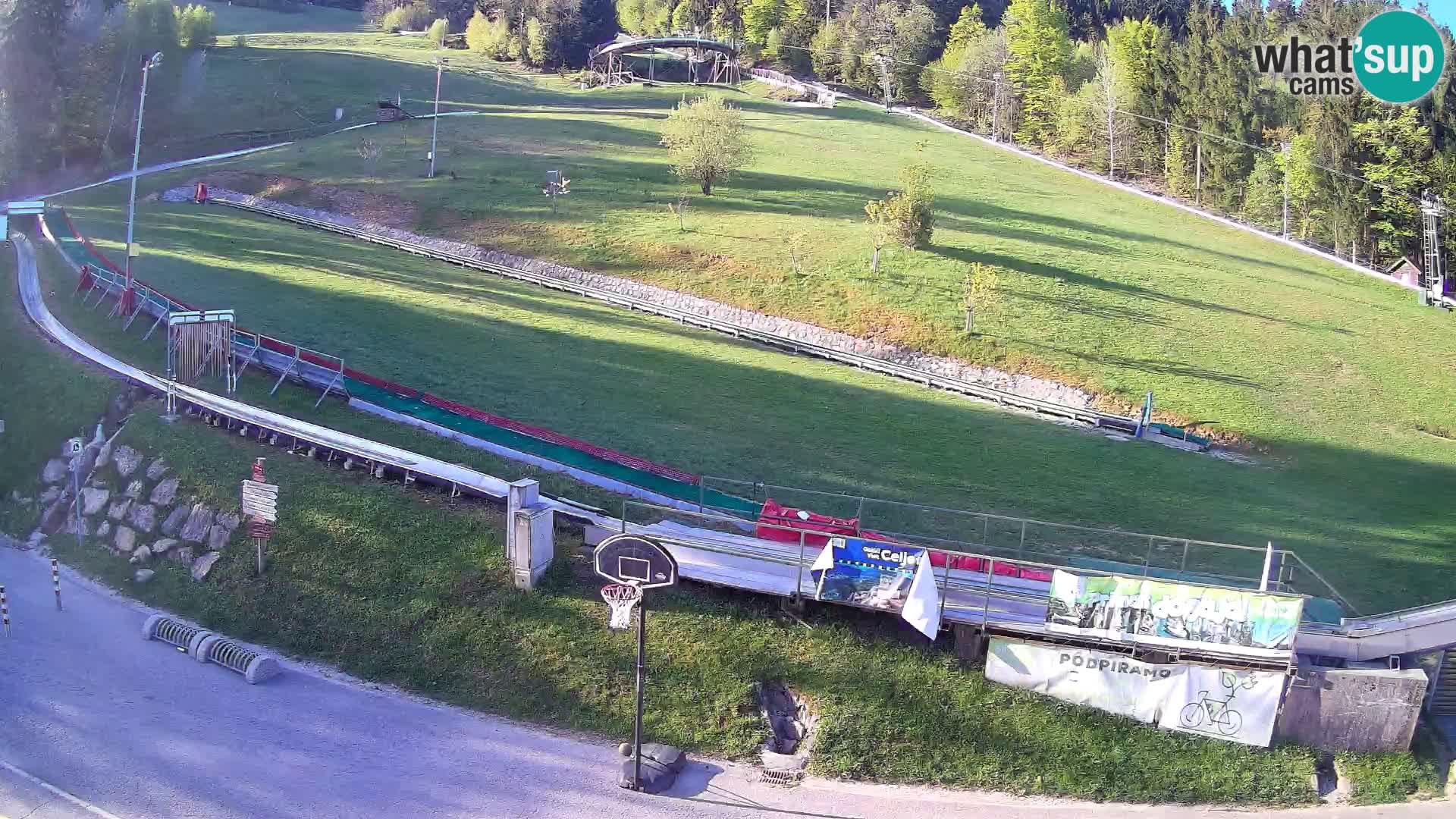 Celjska Koča – Blick vom Hotel