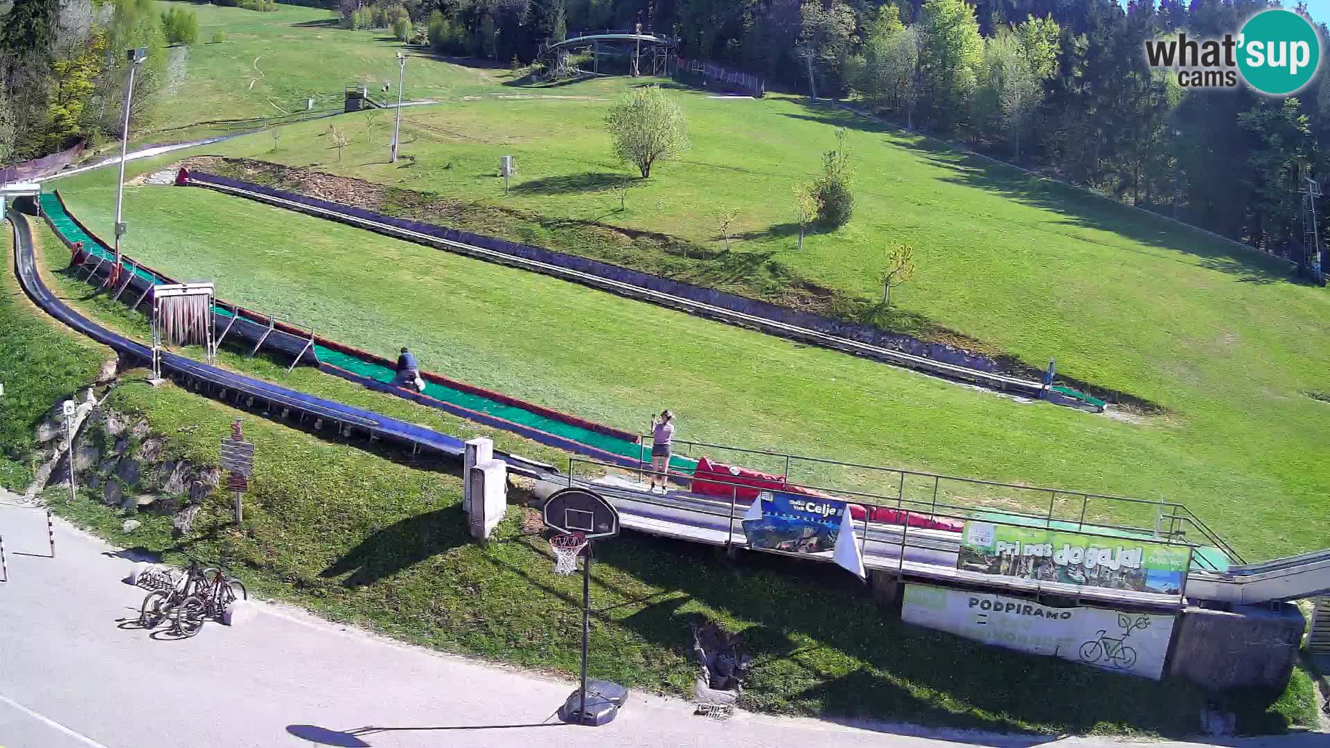 Celjska Koča – Blick vom Hotel