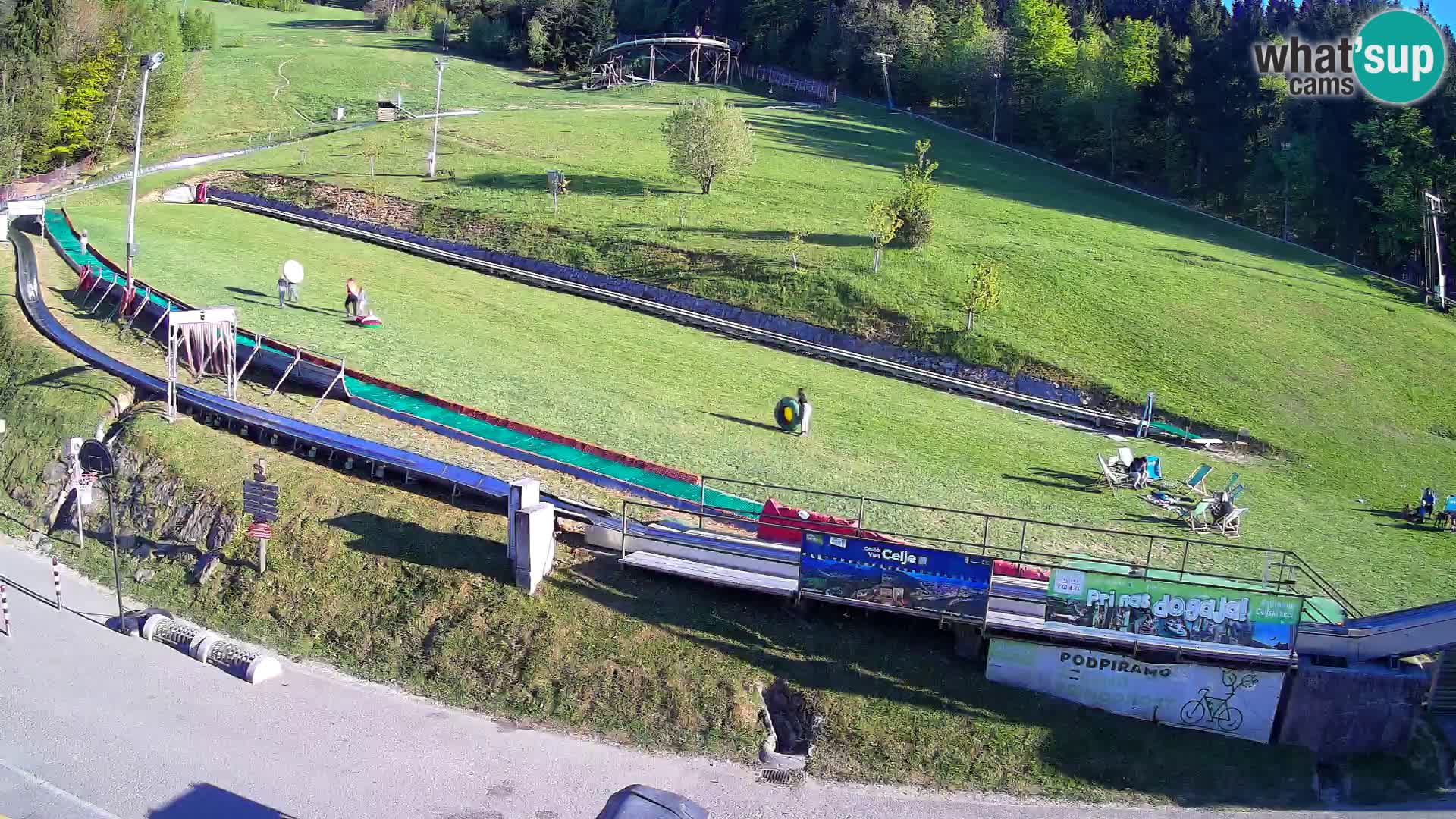 Celjska Koča – Blick vom Hotel