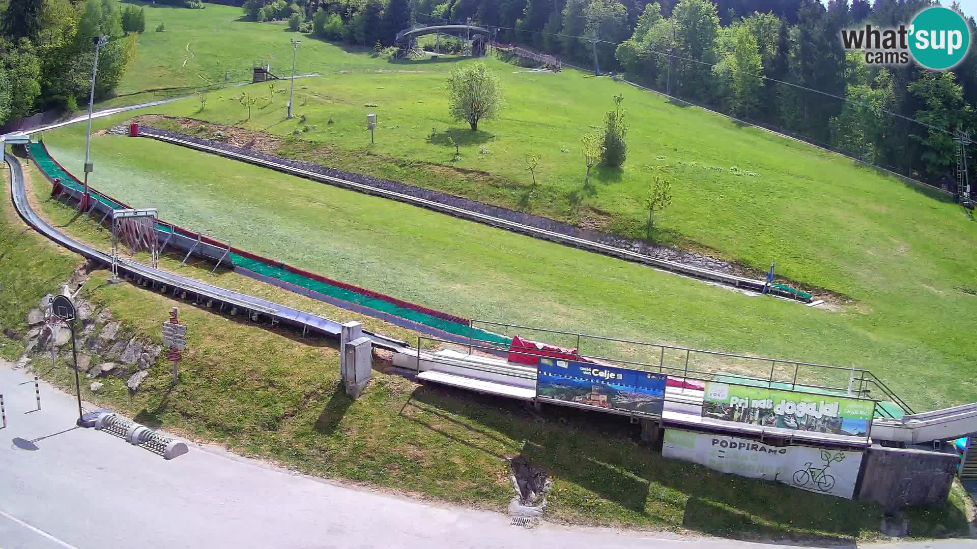 Celjska Koča – Blick vom Hotel